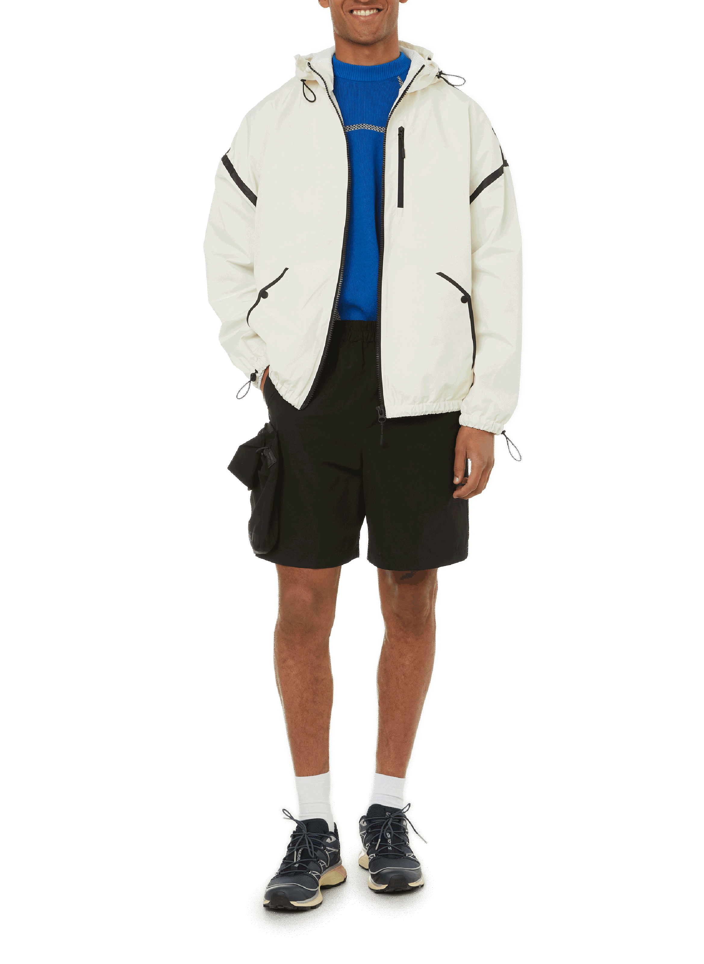 Blouson à capuche  45.EW Beige