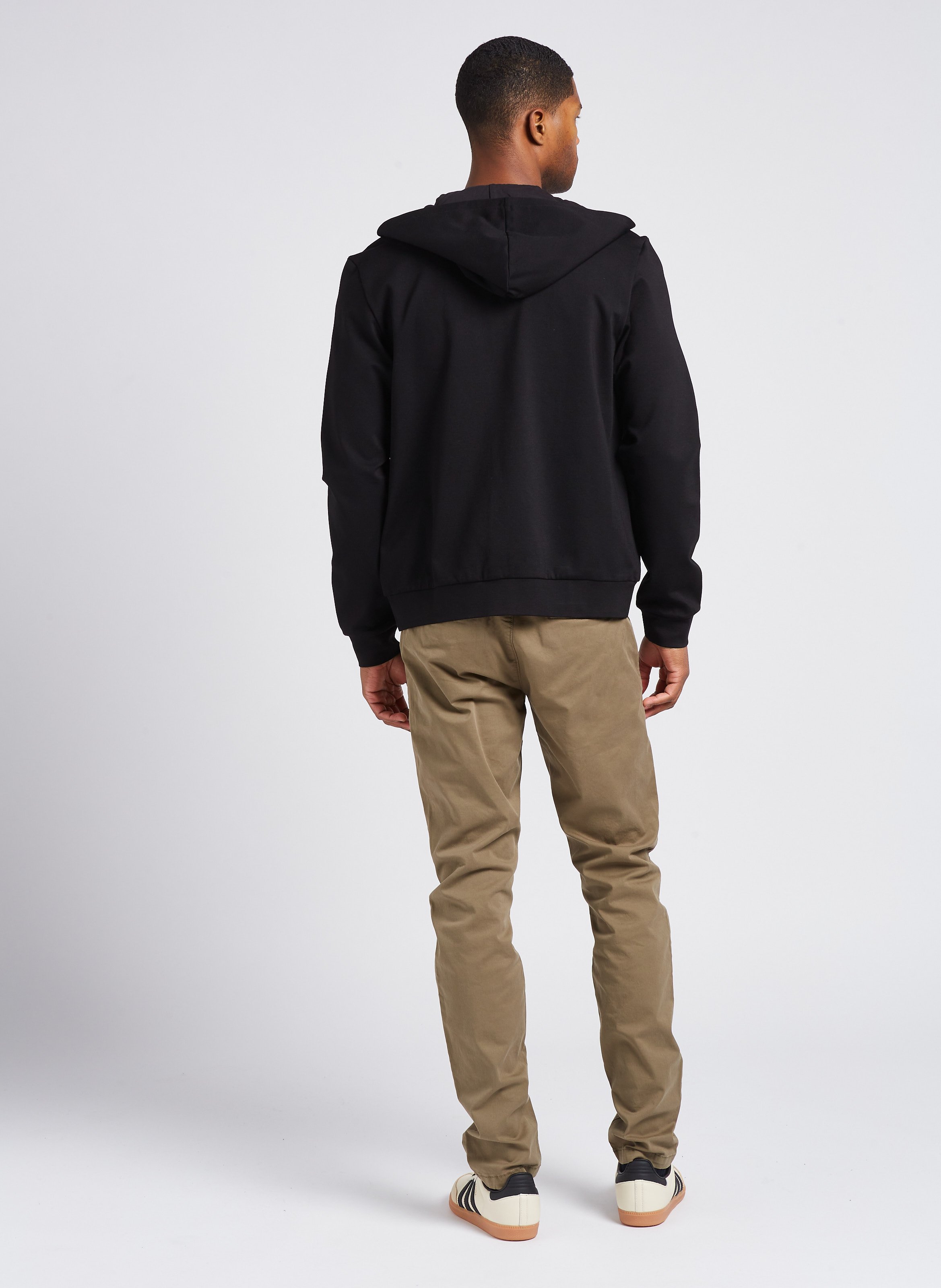 Chino slim fit en coton mélangé IKKS Kaki