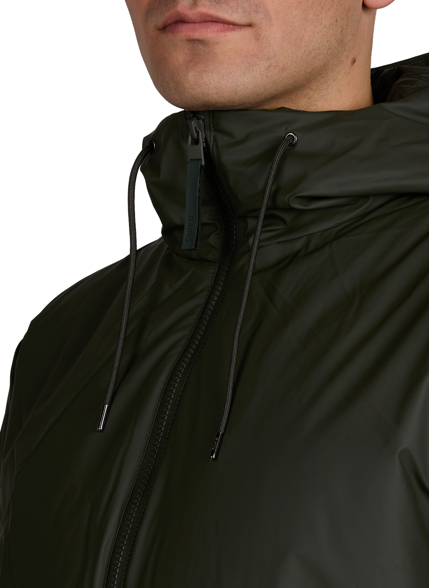 Solid Raincoat RAINS Khaki