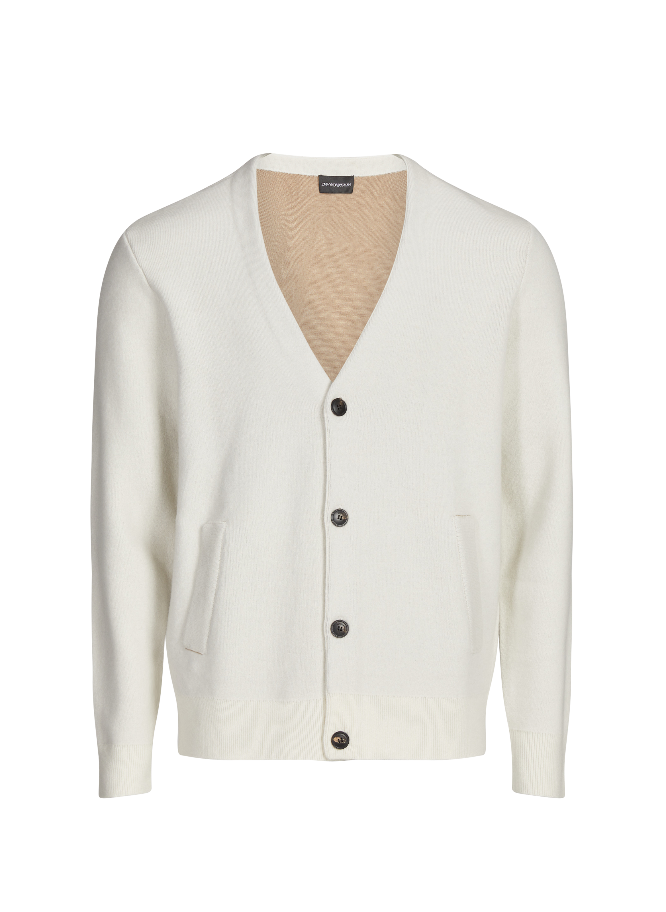 Cardigan en laine  EMPORIO ARMANI Blanc