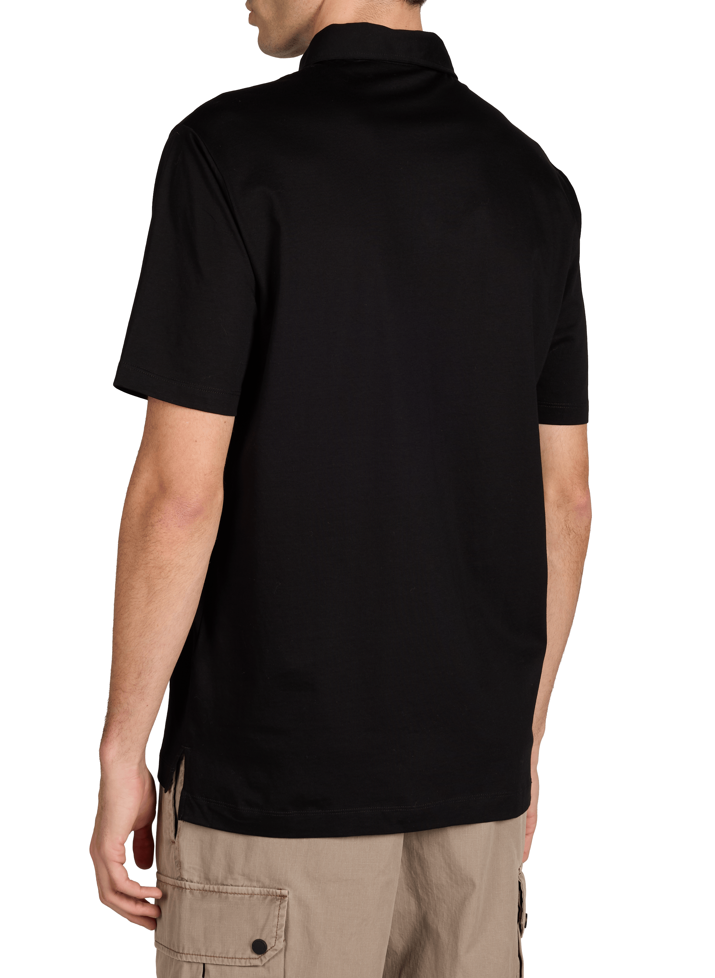 Polo en coton ARMANI EXCHANGE Noir