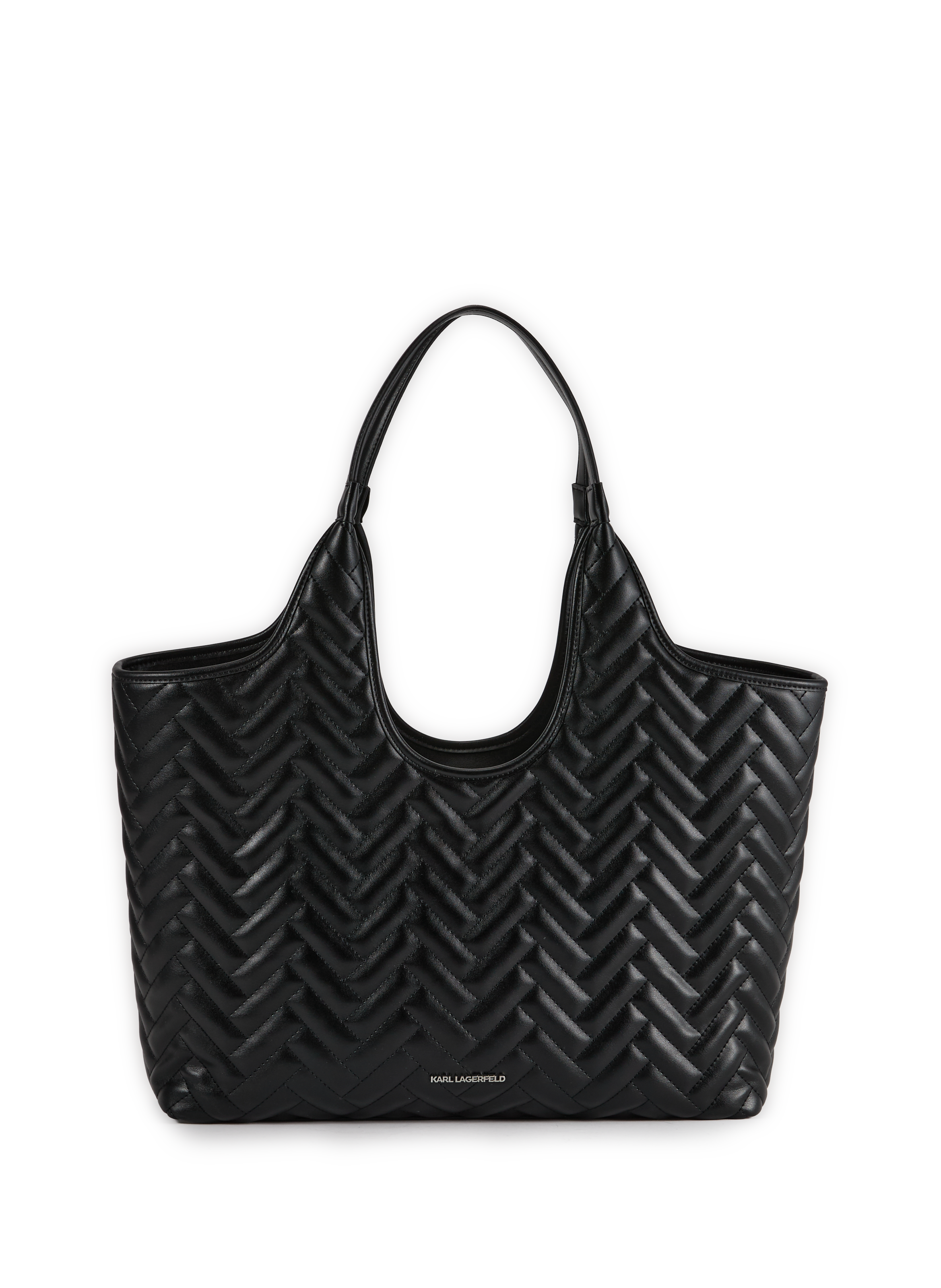 Sac cabas matelassé K/Brick KARL LAGERFELD Noir
