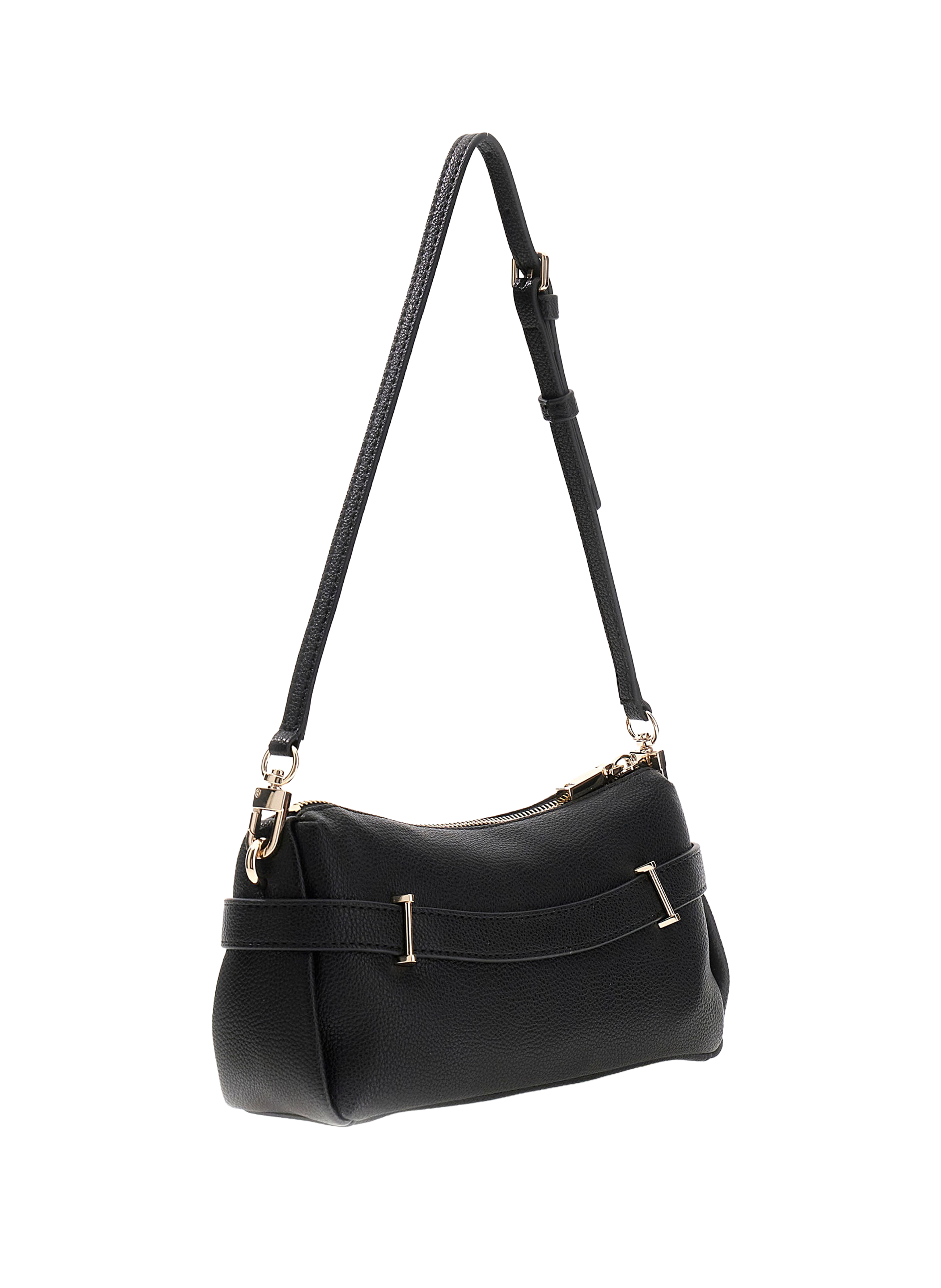 Shoulder bag with logo GUESS Black