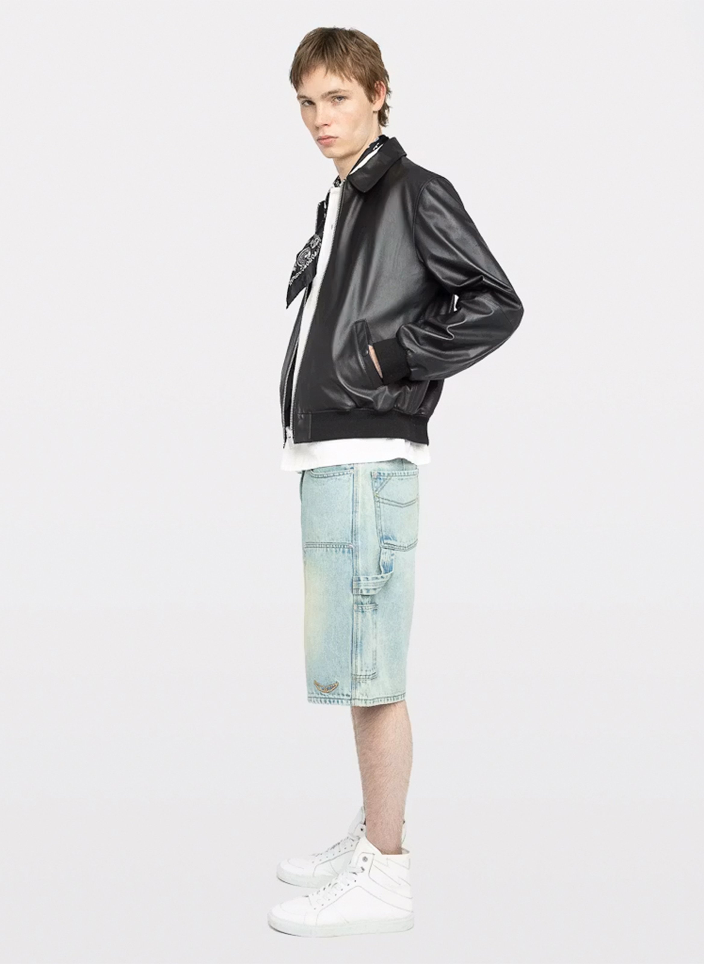 Short droit en coton perys ZADIG&VOLTAIRE Bleu