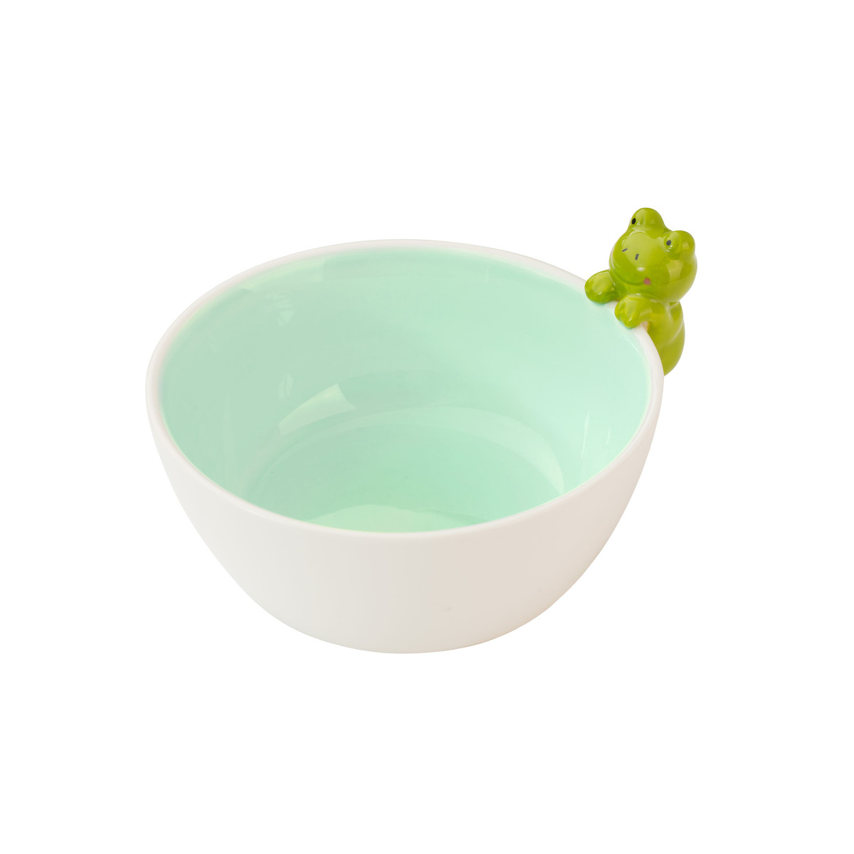 Miam grenouille - lot de vaisselle 3 pièces pour enfant MEDARD DE NOBLAT Bleu