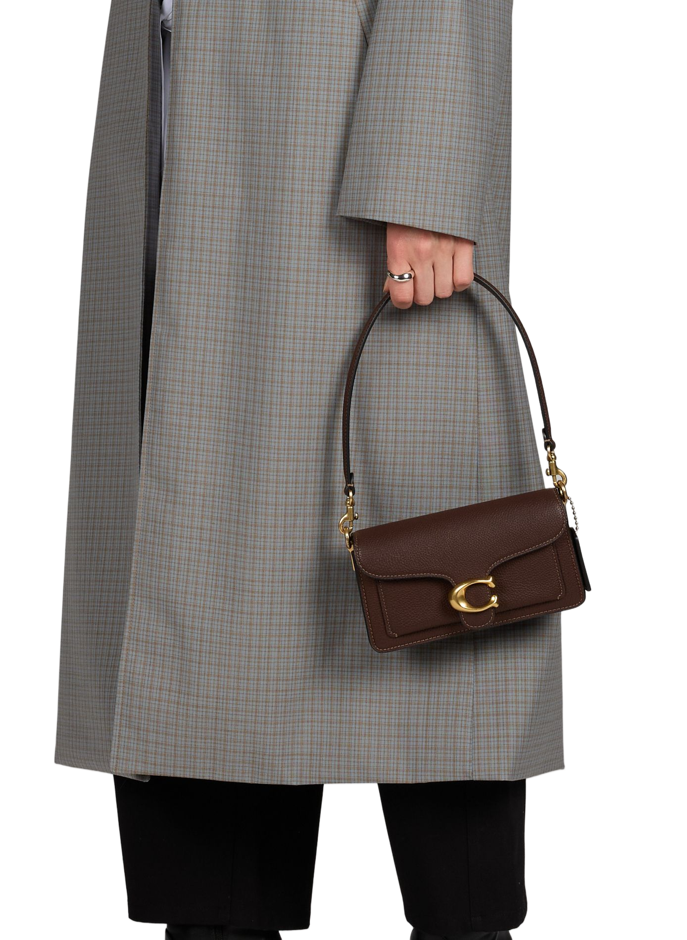 Borsa a mano Tabby 20 COACH Marrone