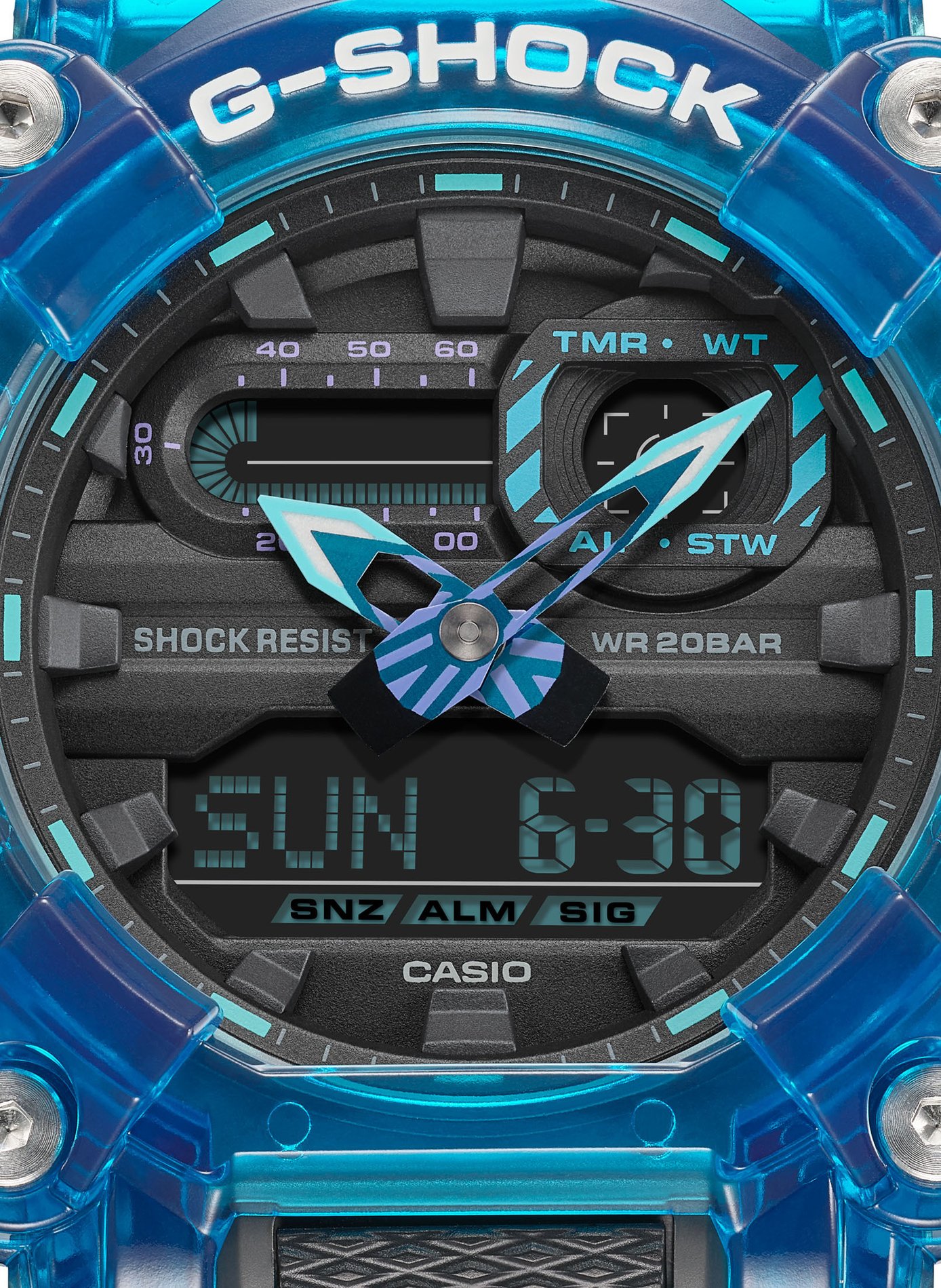 Montre analogique-numérique Sound Wave CASIO Noir