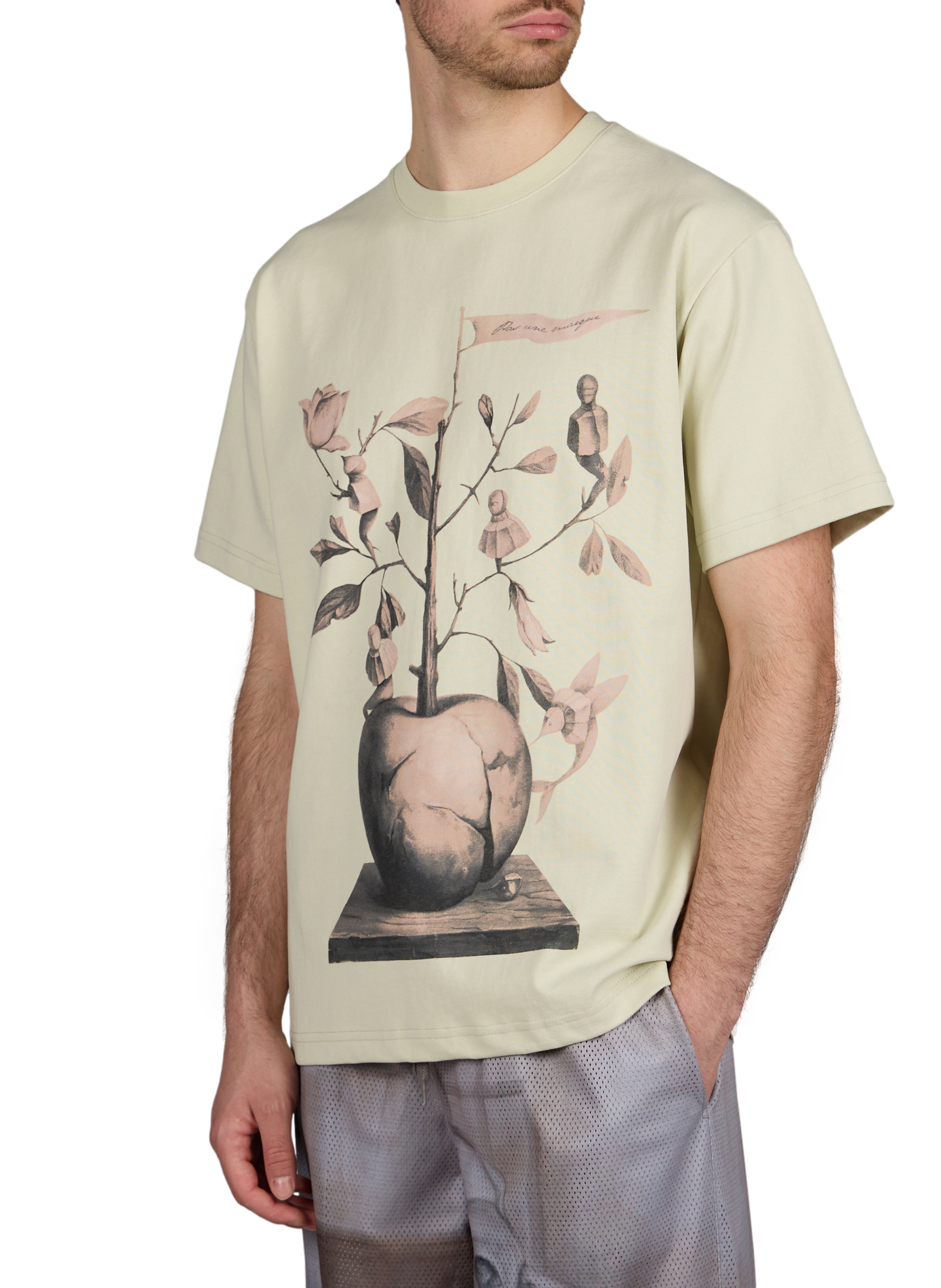 T-shirt imprimé en coton PAS UNE MARQUE Vert