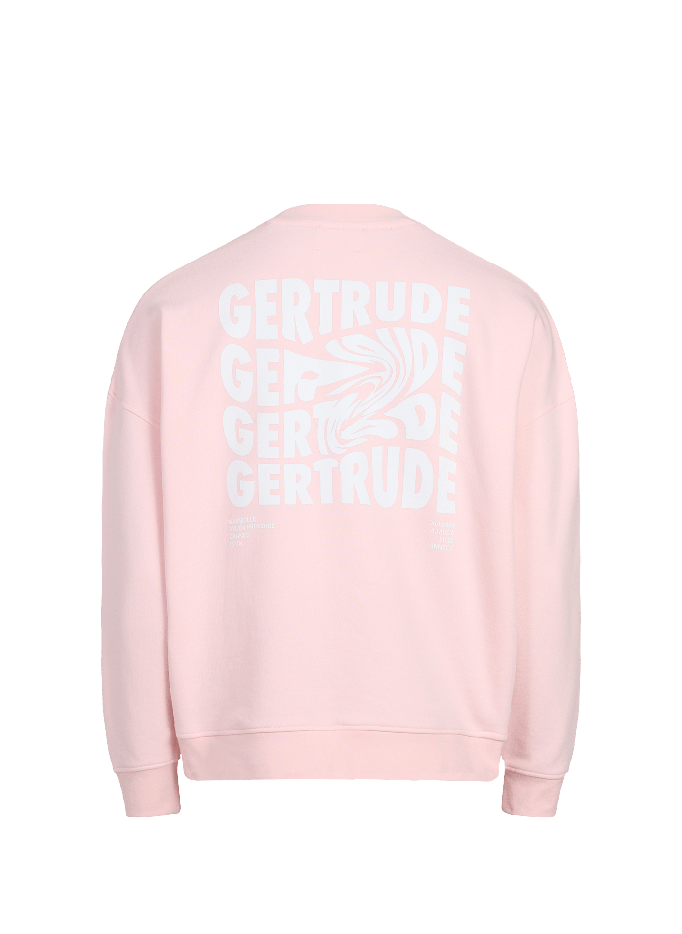 Sweat Ruben Fluidity en coton Rose