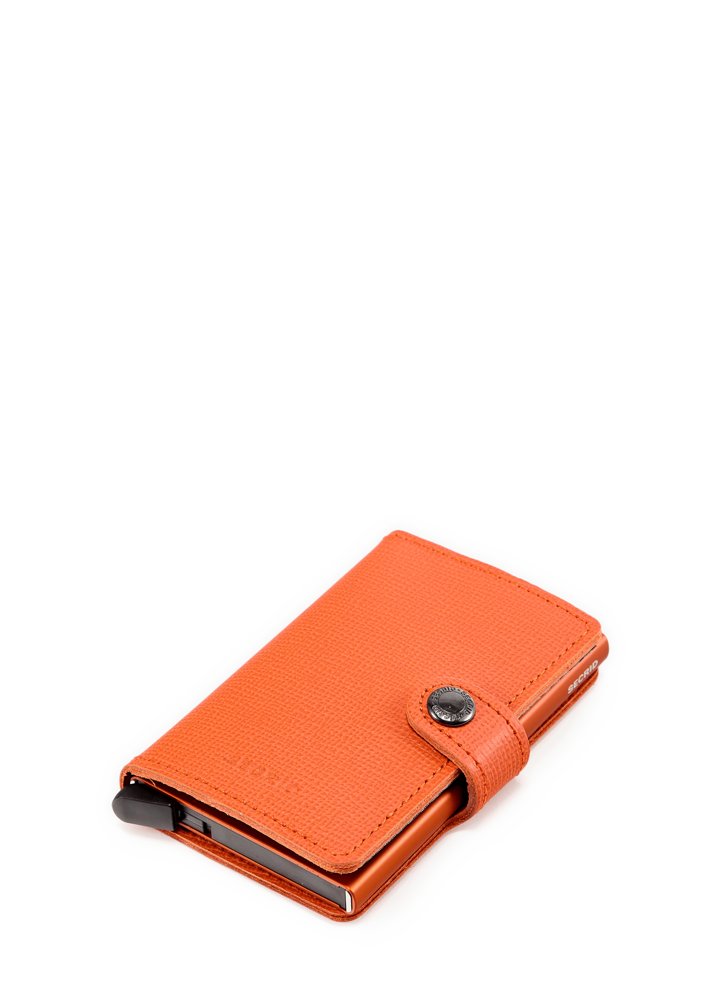 Mixed leather card protector wallet SECRID Orange