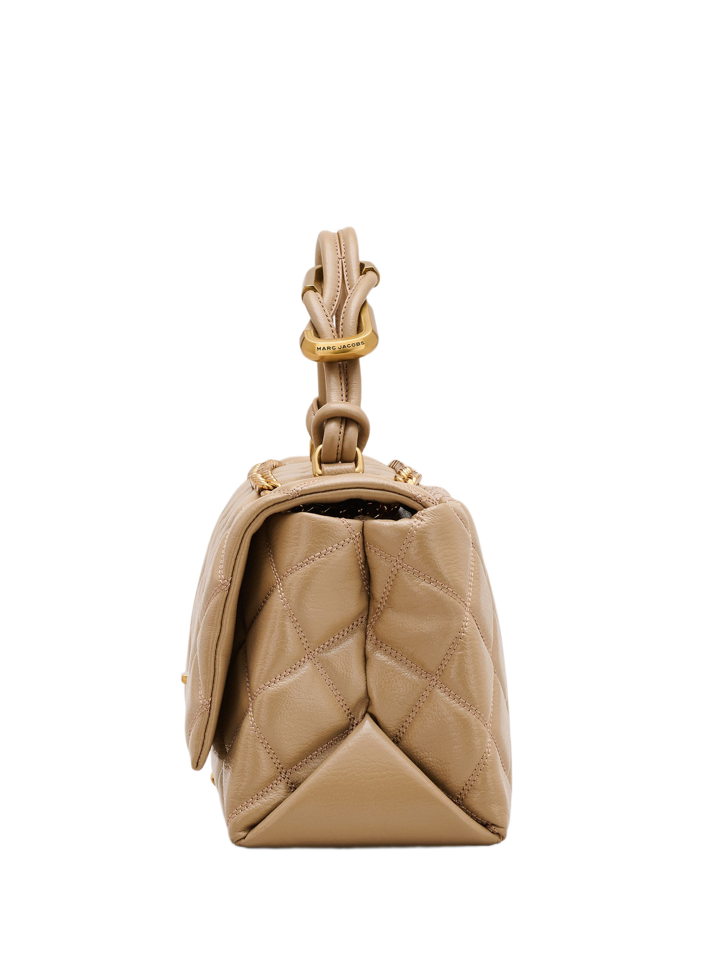 Sac à main Le Quilted Dual Convertible Shoulder Bag MARC JACOBS Marron