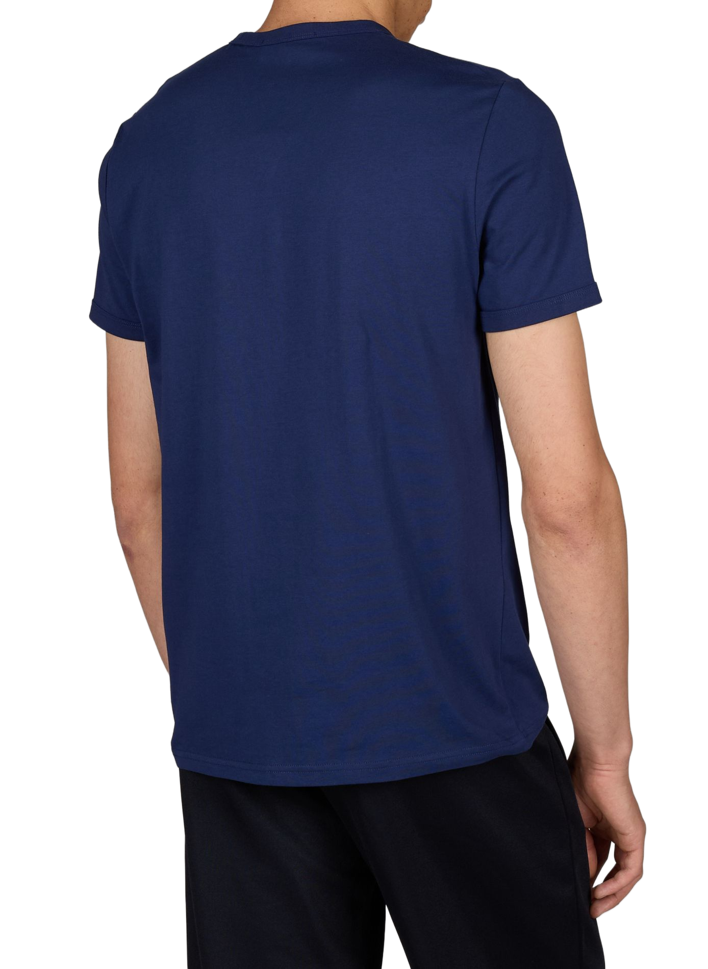 T-shirt met contrasterende boorden FRED PERRY Blauw