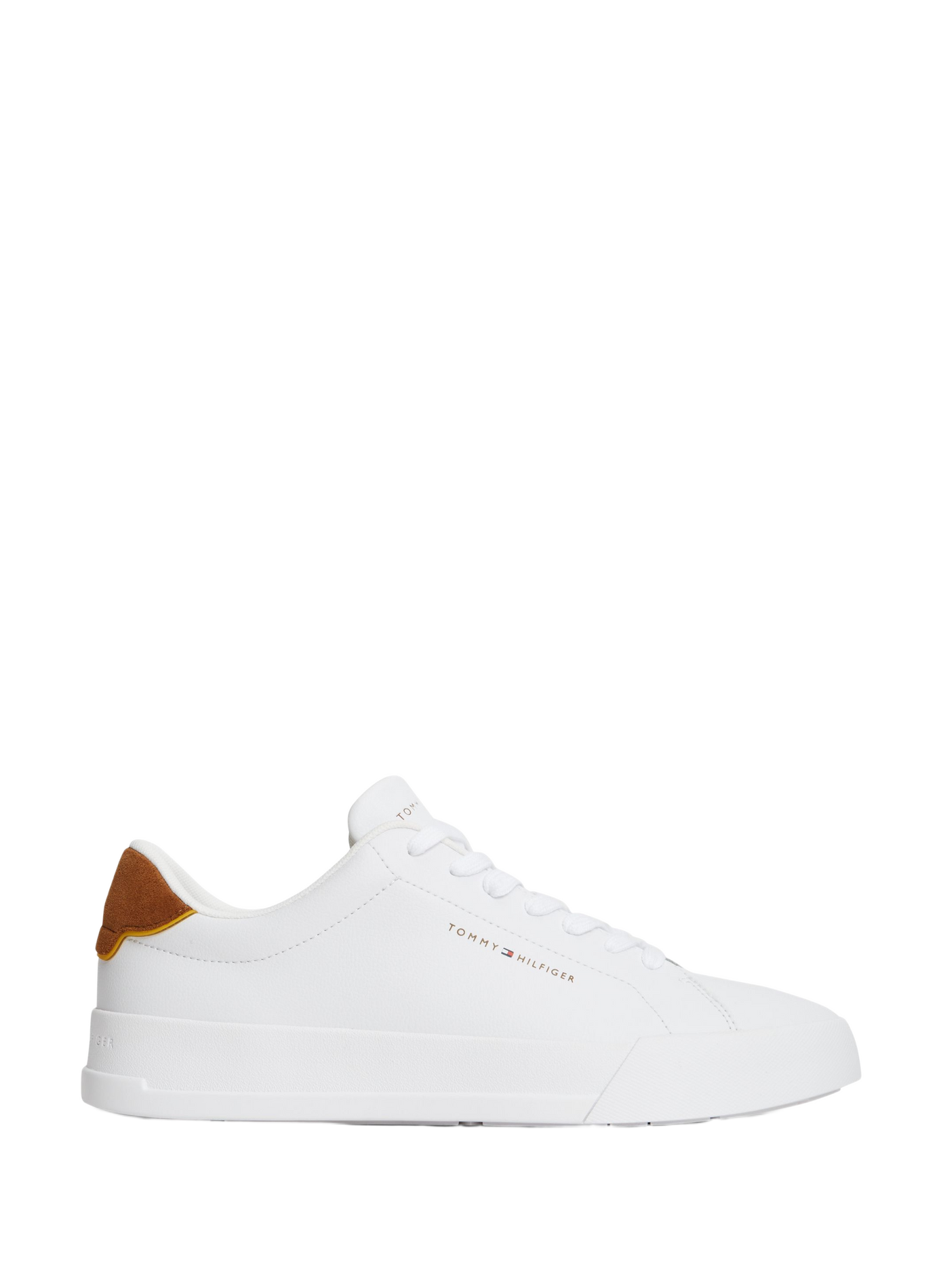 Zapatillas de cuero con efecto granulado  White coconut groove