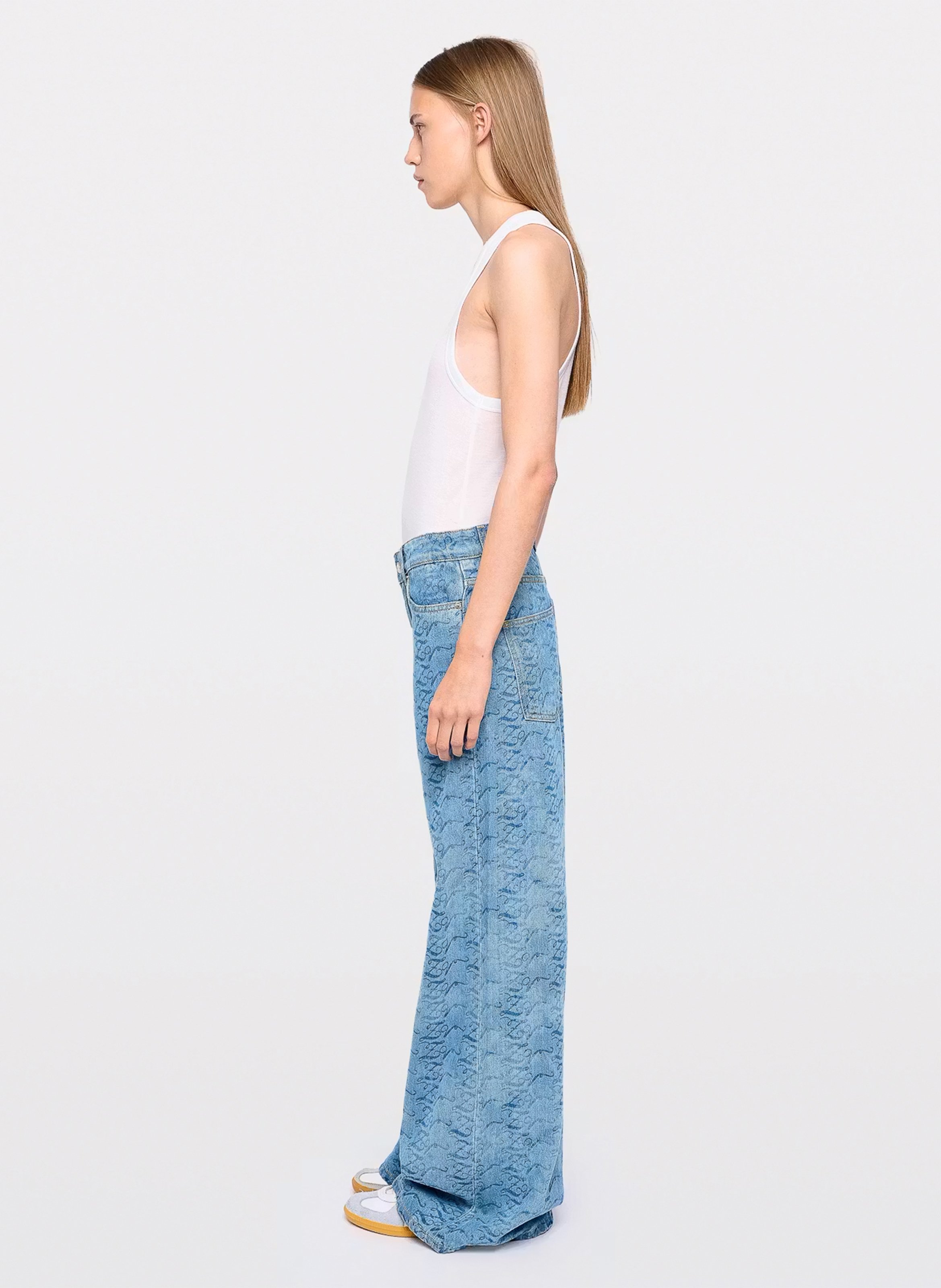 Jean large en coton bio jean ZADIG&VOLTAIRE Bleu