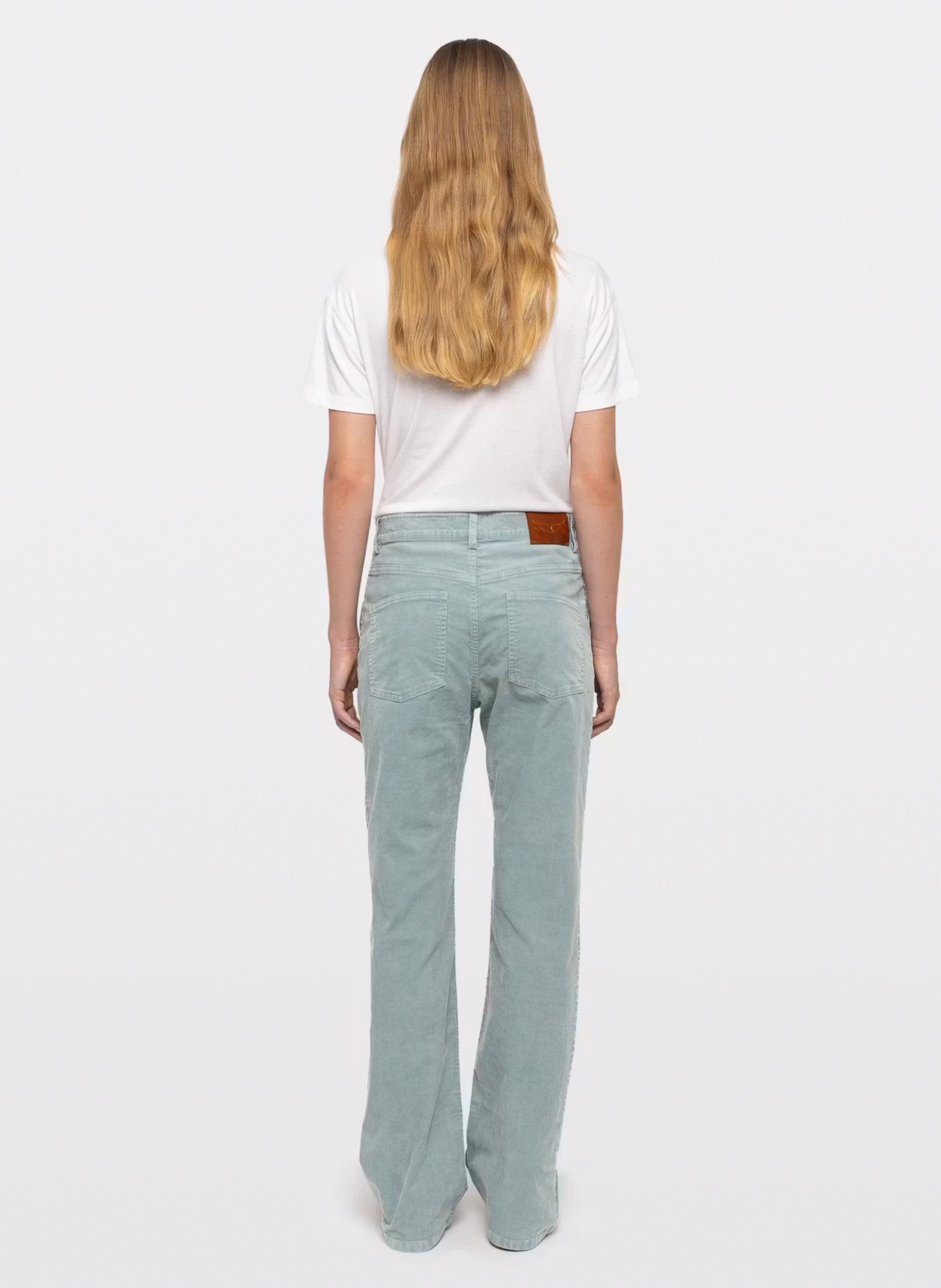 Rechte hoge taille broek effen evy ZADIG&VOLTAIRE Blauw