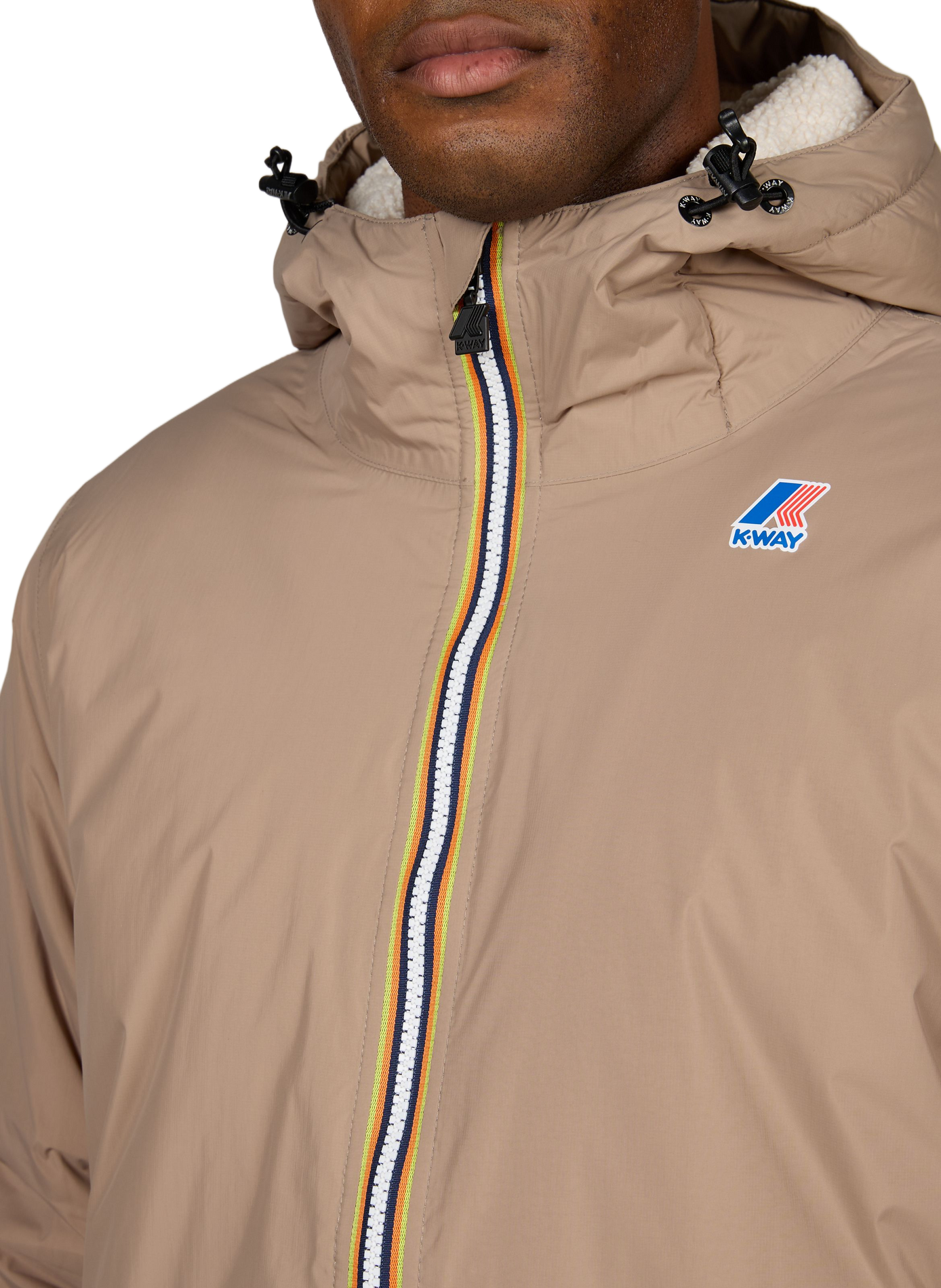 Jacket The Real Claude K-WAY Beige