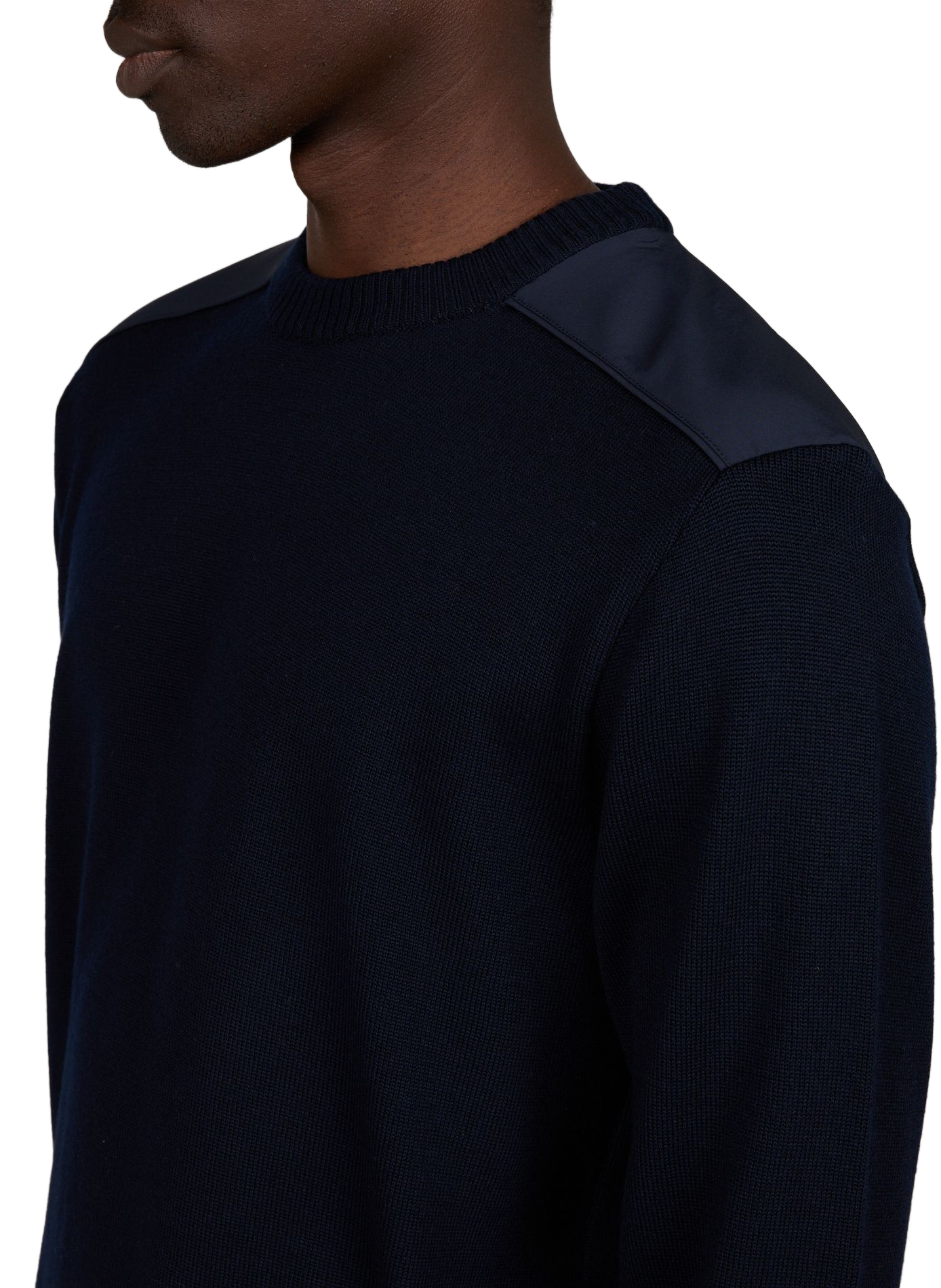 Pull droit en laine vierge PAUL & SHARK Bleu