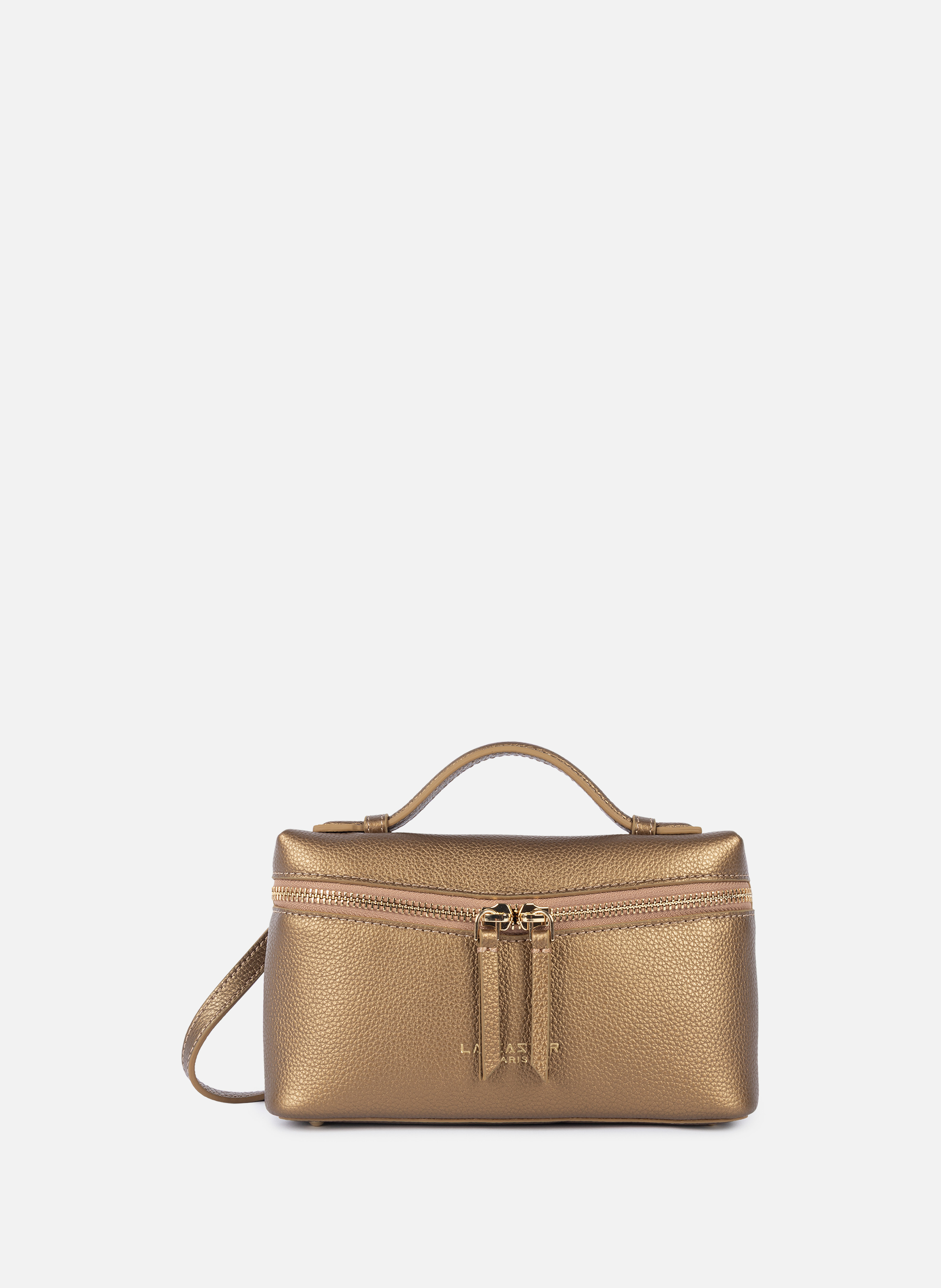 Petit sac boite - milano trésor LANCASTER Doré