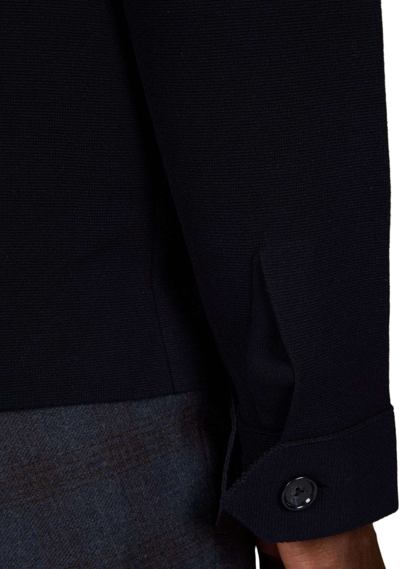 Knopfleiste Baumwollweste VAN LAACK Blau