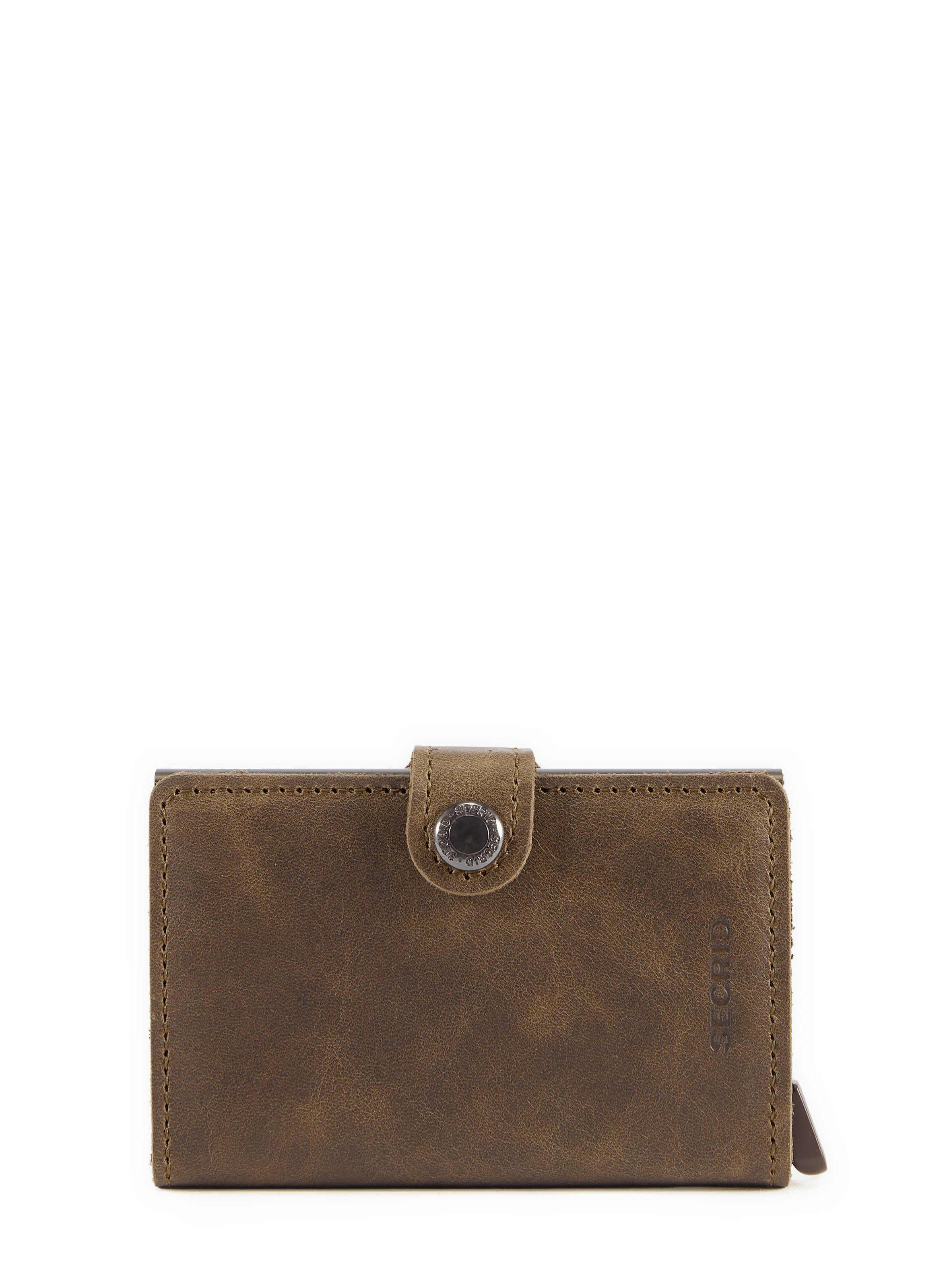 Porte-cartes en cuir mélangé SECRID Marron