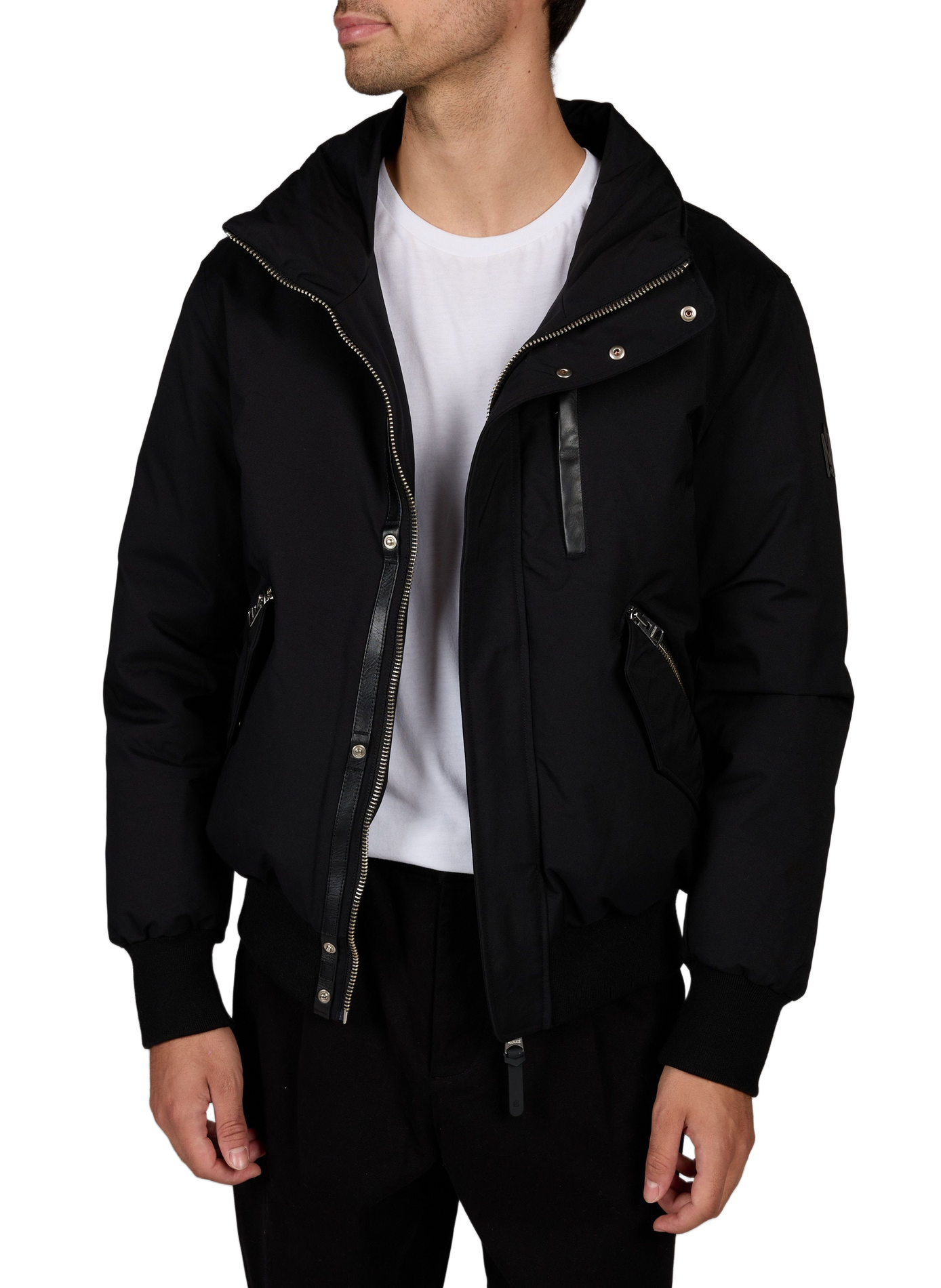 Kapuzenmantel aus Pelz MACKAGE Schwarz
