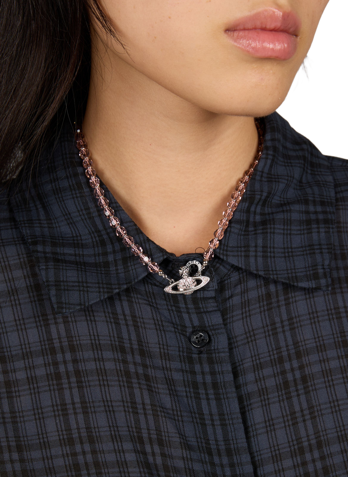 Messaline chokerketting van messing VIVIENNE WESTWOOD Zilver