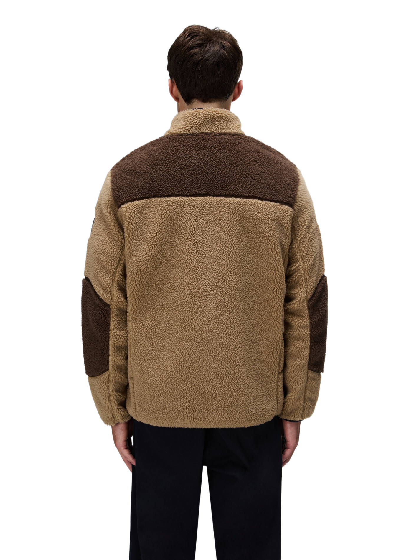 Gerade geschnittene Sherpa-Fleecejacke mit Stehkragen NAPAPIJRI Mehrfarbig