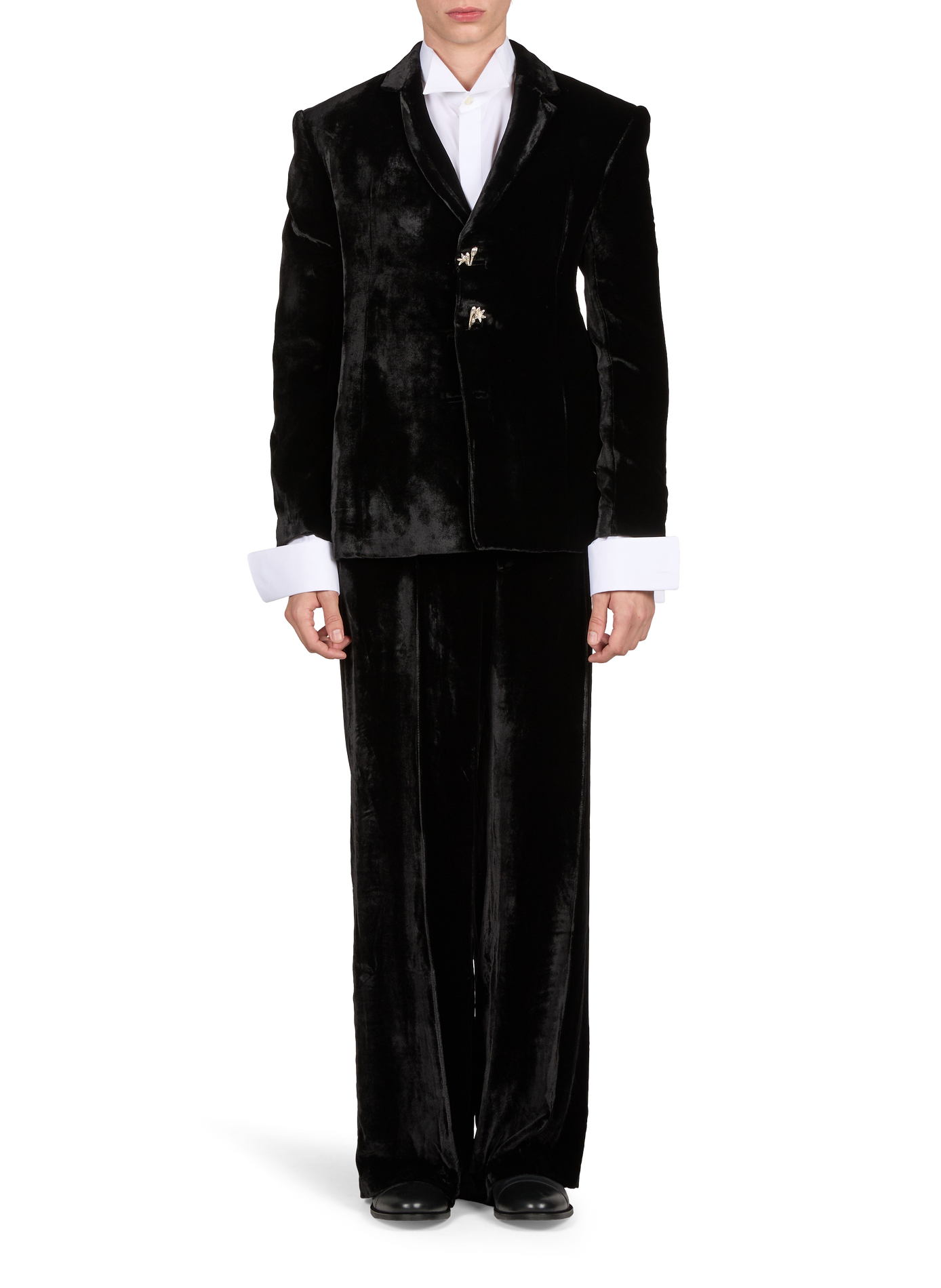 Tailored silk Nardo blazer CAMPILLO Black