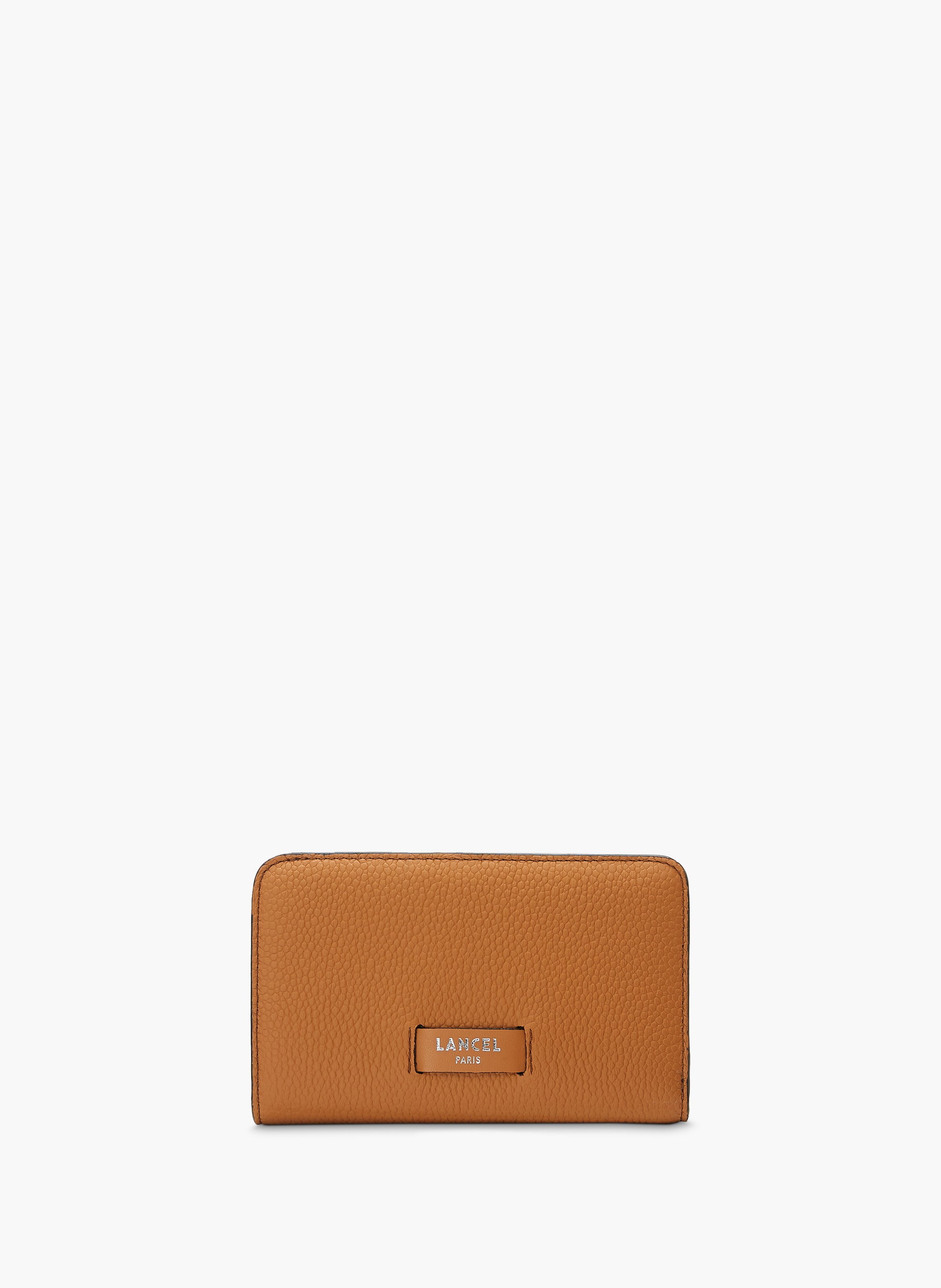 Portefeuille rectangulaire compact ninon de lancel en cuir LANCEL Marron