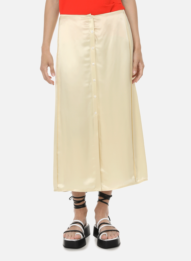 Silk-blend satin skirt ACNE STUDIOS