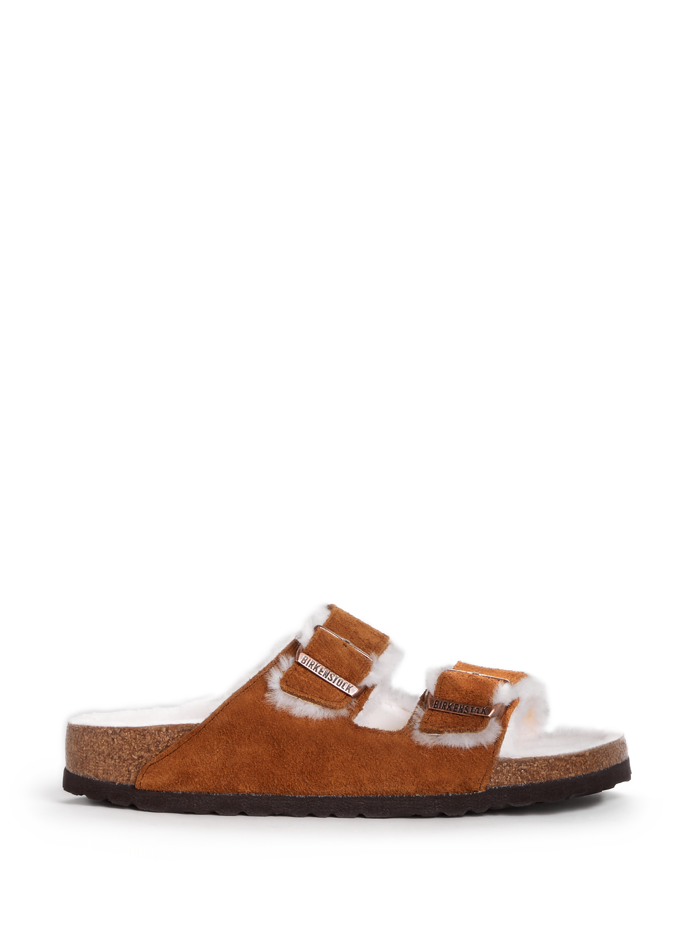 BIRKENSTOCK Arizona sheepskin sandals Green