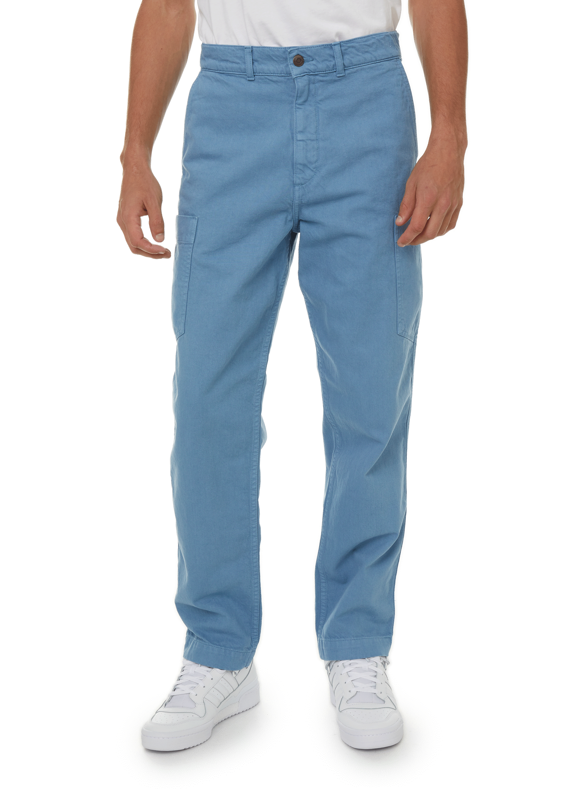 SAISON 1865 Cotton cargo pants Green