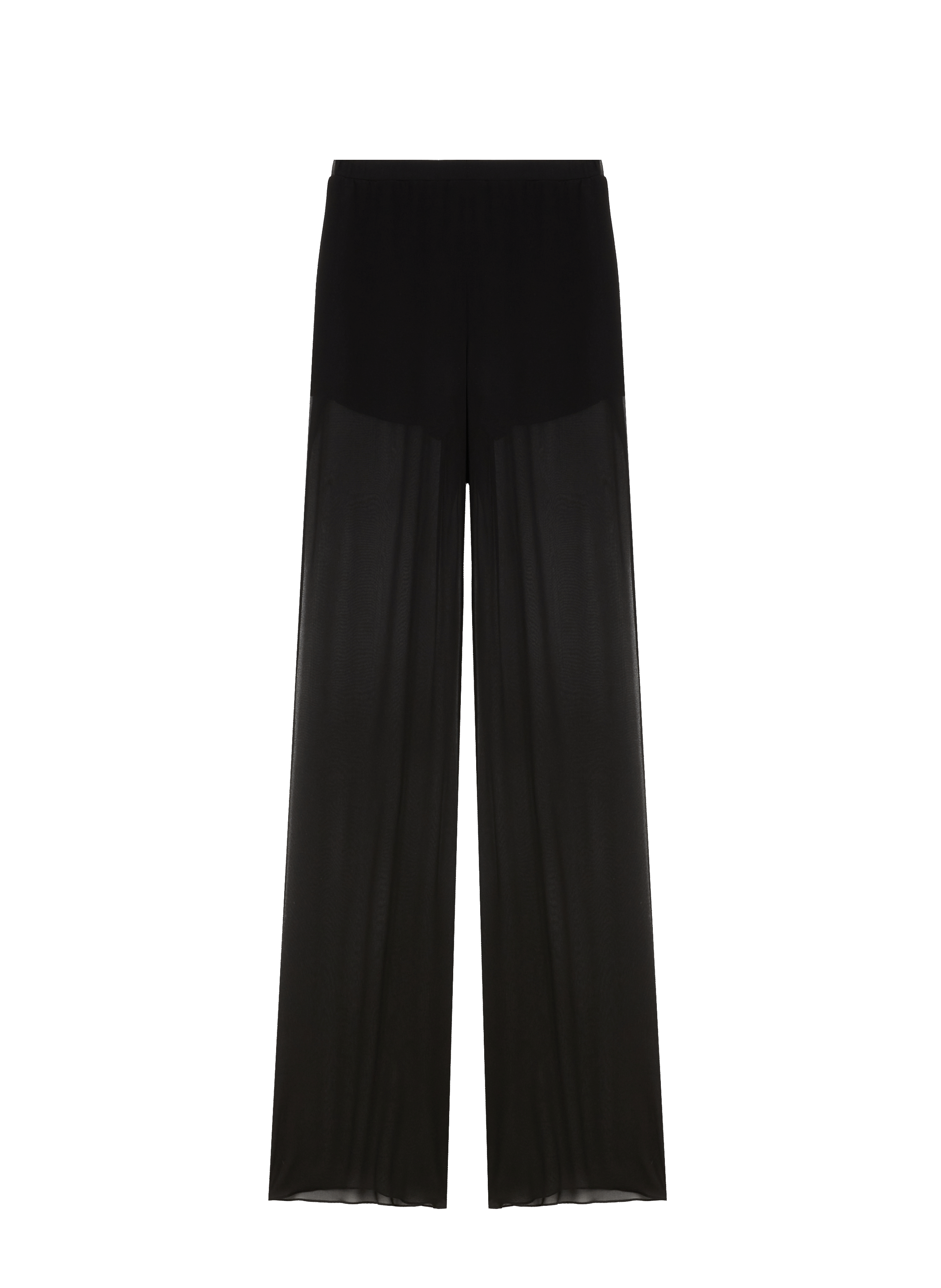 Pantalon flare en soie NENSI DOJAKA