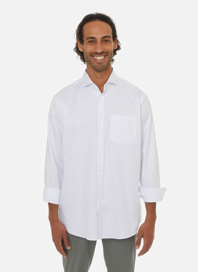 SEIDENSTICKER cotton checked shirt