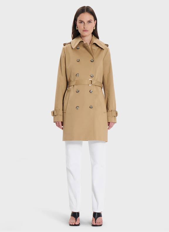 Trench bronze ajusté - taoto Marron by ZAPA ZAPA Trench bronze ajusté - taoto Marron