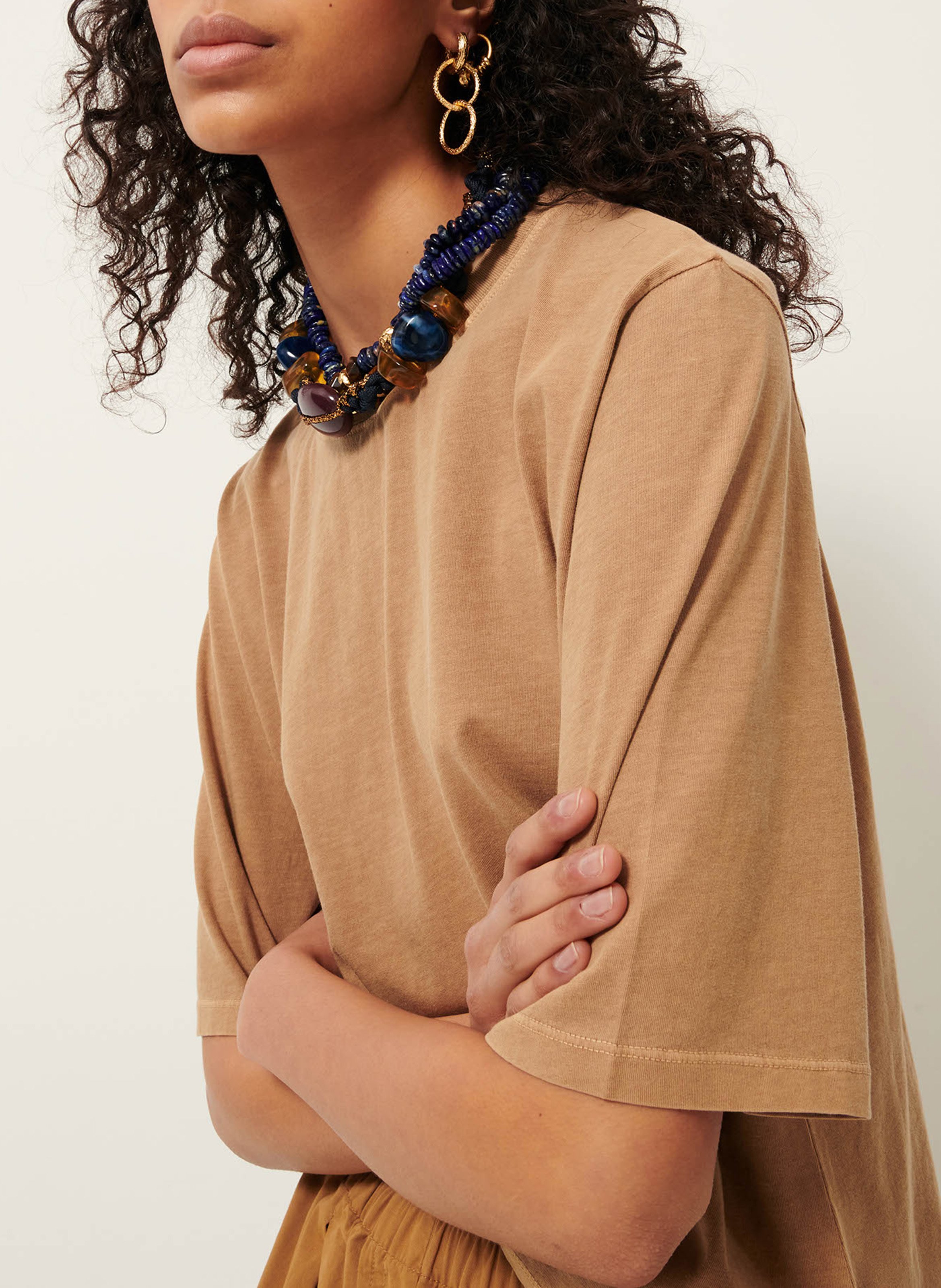 Tee-shirt oversize en coton sergio SESSUN Beige