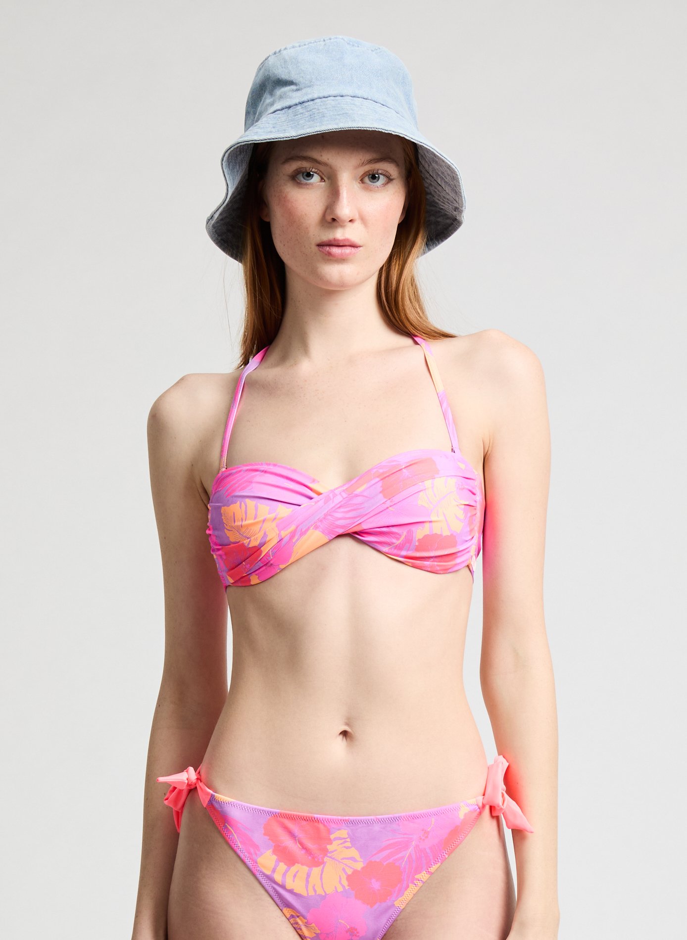 Haut de maillot Boro Tropicalia BANANA MOON Violet