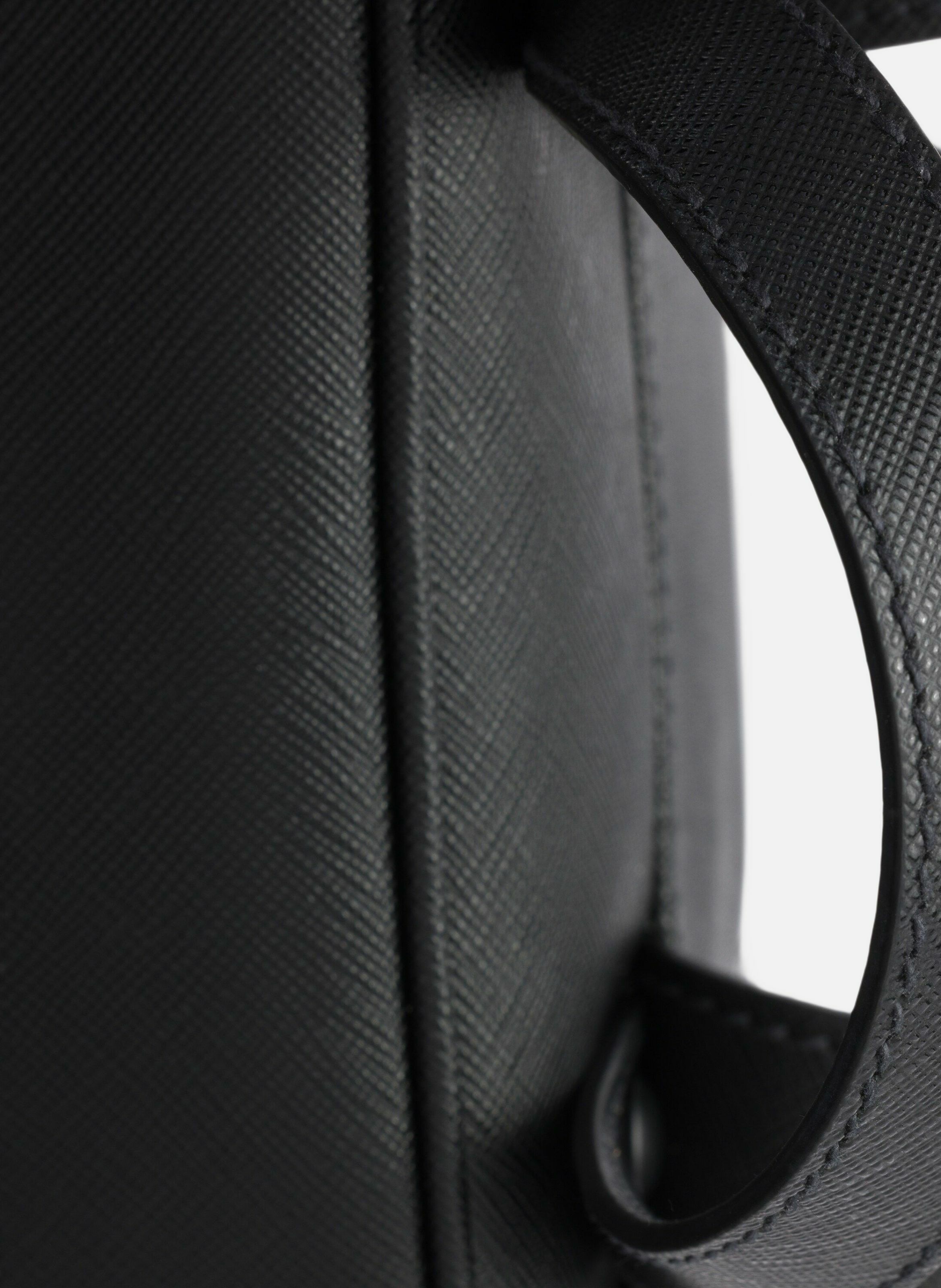 Sac à dos en cuir saffiano PRADA Noir