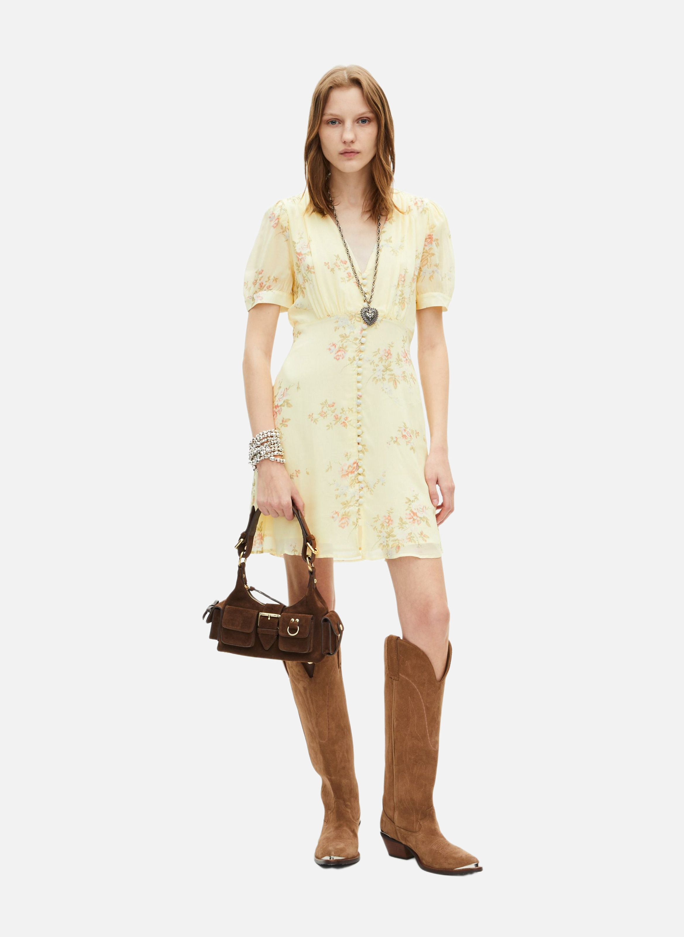 Bottes western THE KOOPLES Marron