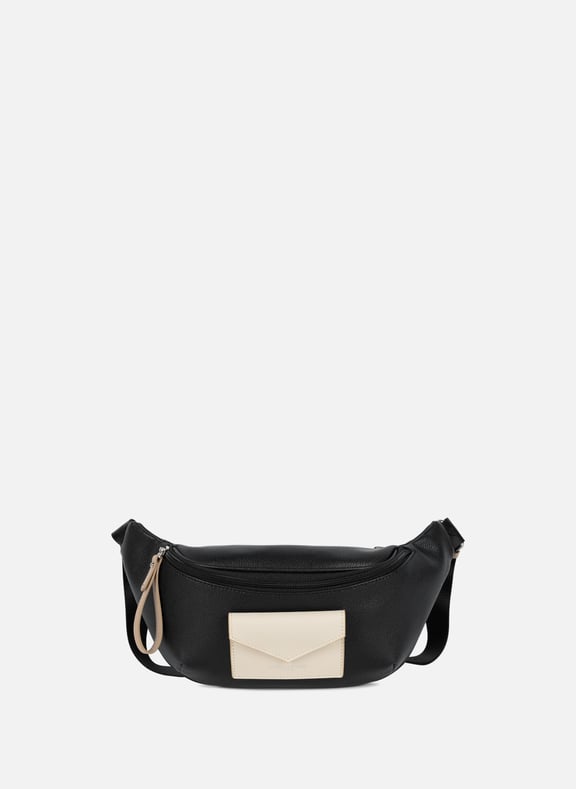 Sac banane - maya kba Noir by LANCASTER LANCASTER Sac banane - maya kba Noir