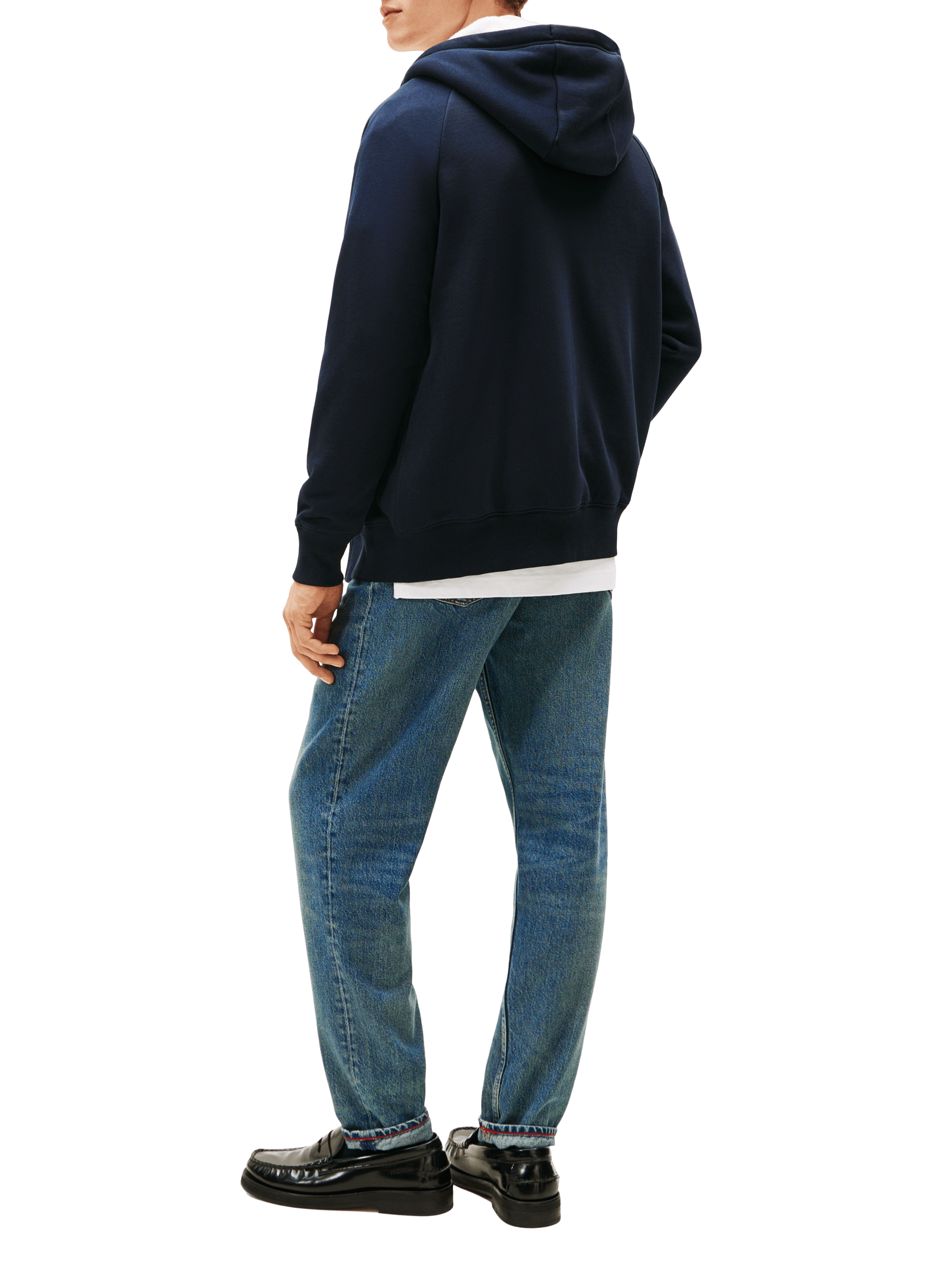 Sweatshirt en coton mélangé TOMMY HILFIGER Bleu
