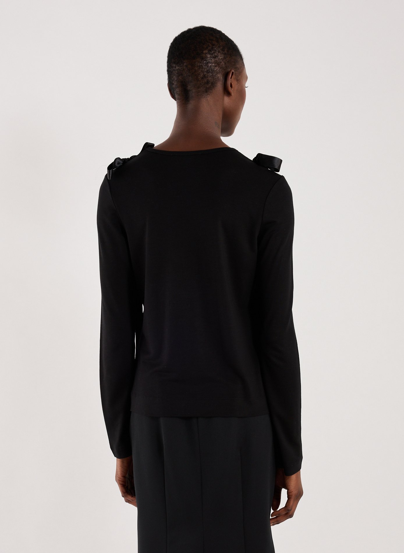 Top avec ruban  SIMONE ROCHA Noir