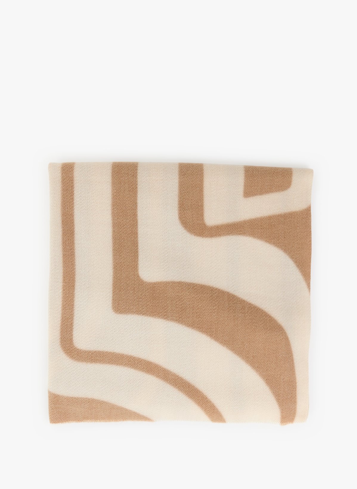 Au Printemps Paris Echarpe Douce Géometrique In Brown