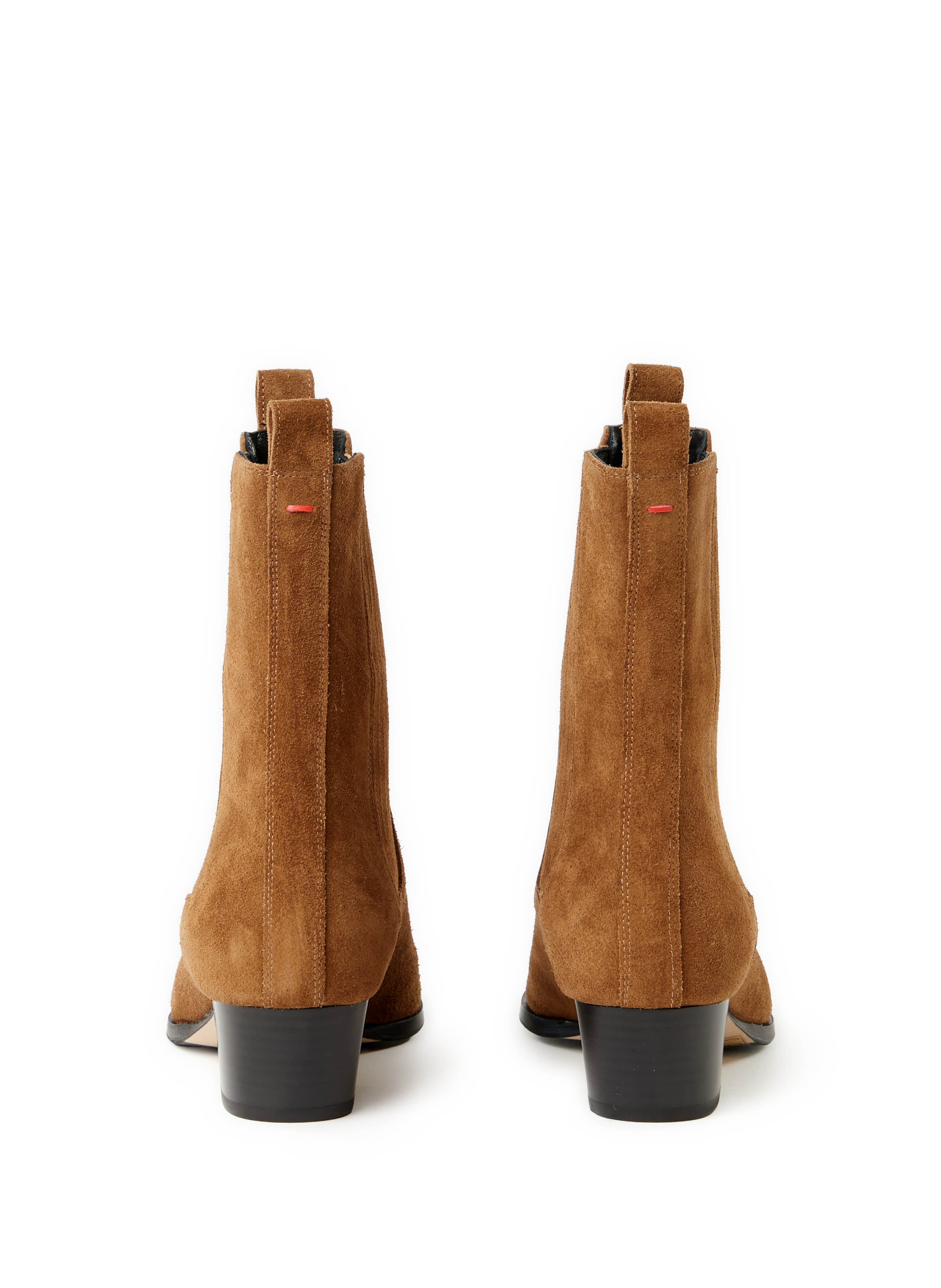 Agata suede leather ankle boots AEYDE Brown