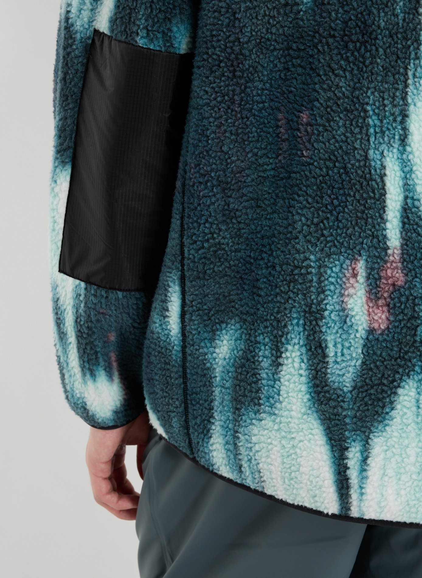 Veste polaire col montant RAINS Multicolore