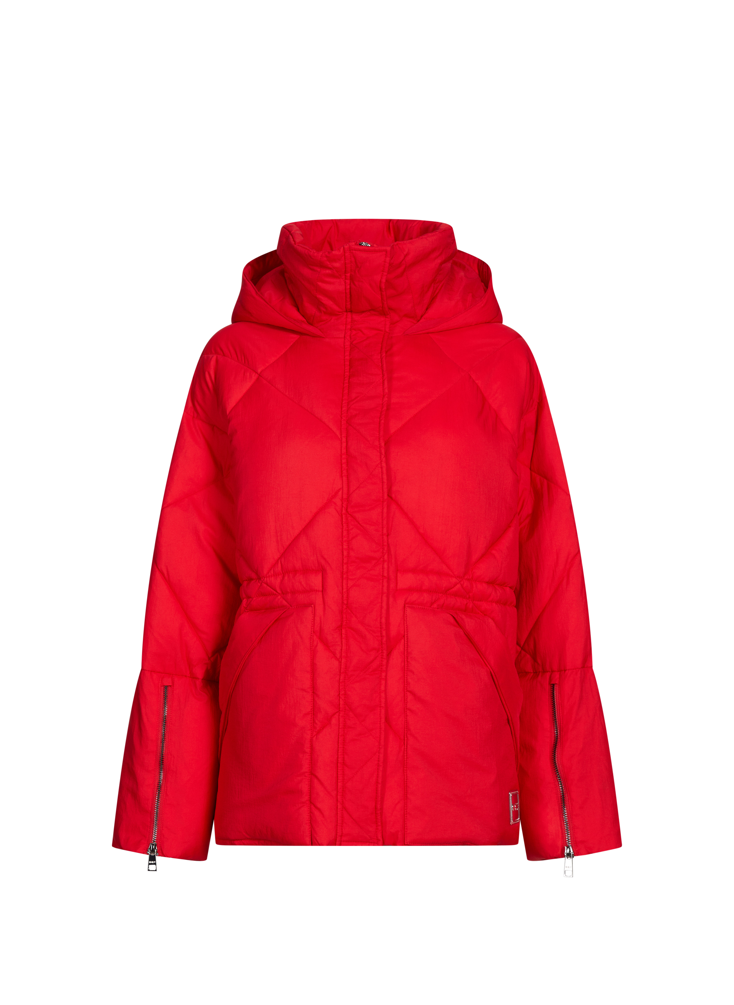 Quilted oversized jacket Red by OOF WEAR OOF WEAR Quilted oversized jacket Red