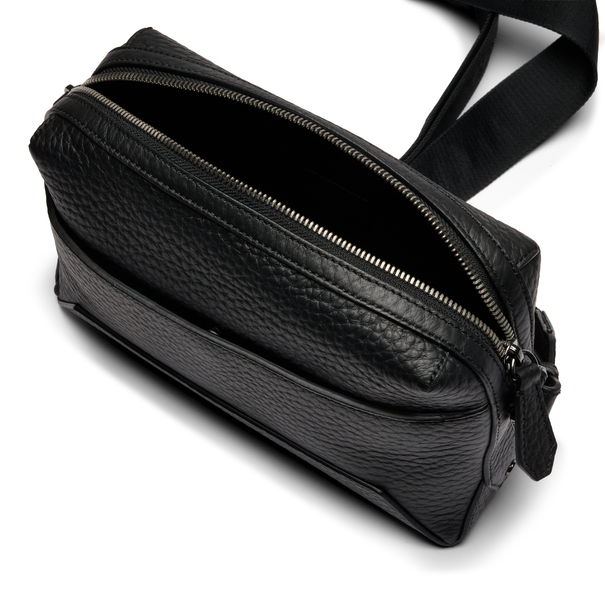 Sac caméra m milo de lancel en cuir LANCEL Noir