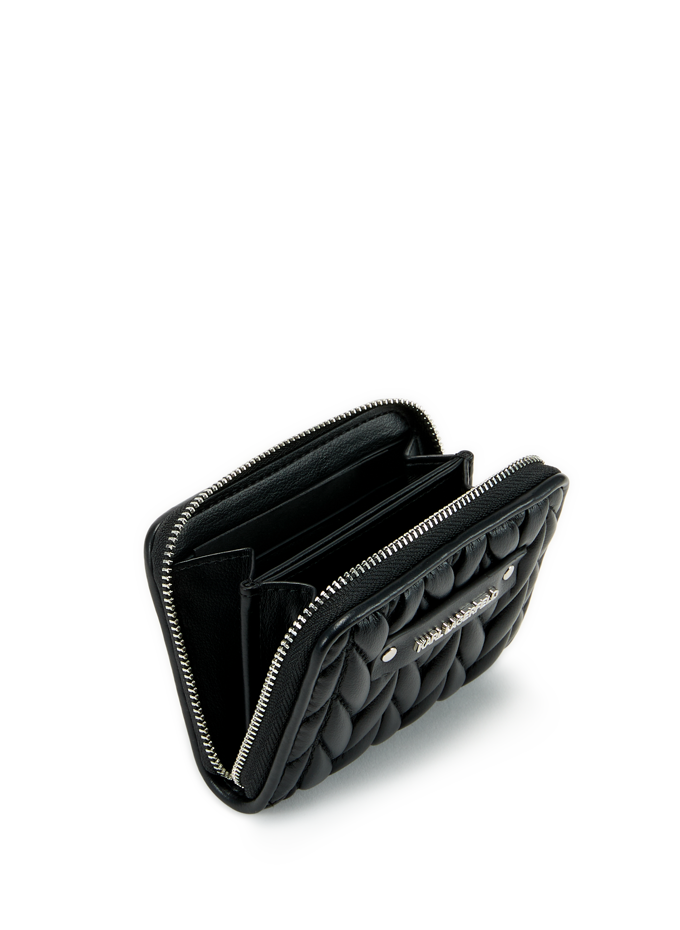 Porte-monnaie matelassé KARL LAGERFELD Noir
