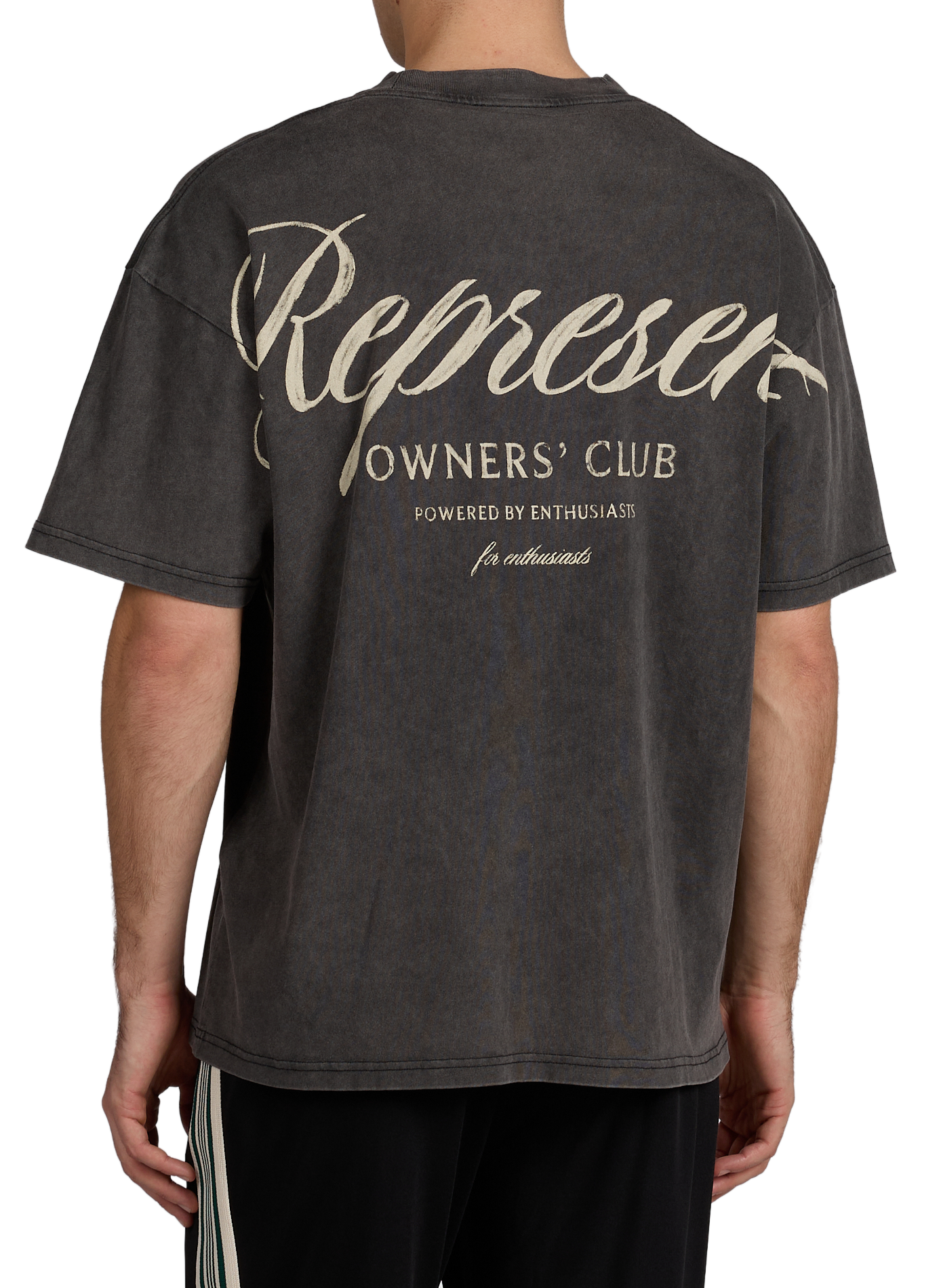 Loose cotton T-shirt REPRESENT Grey