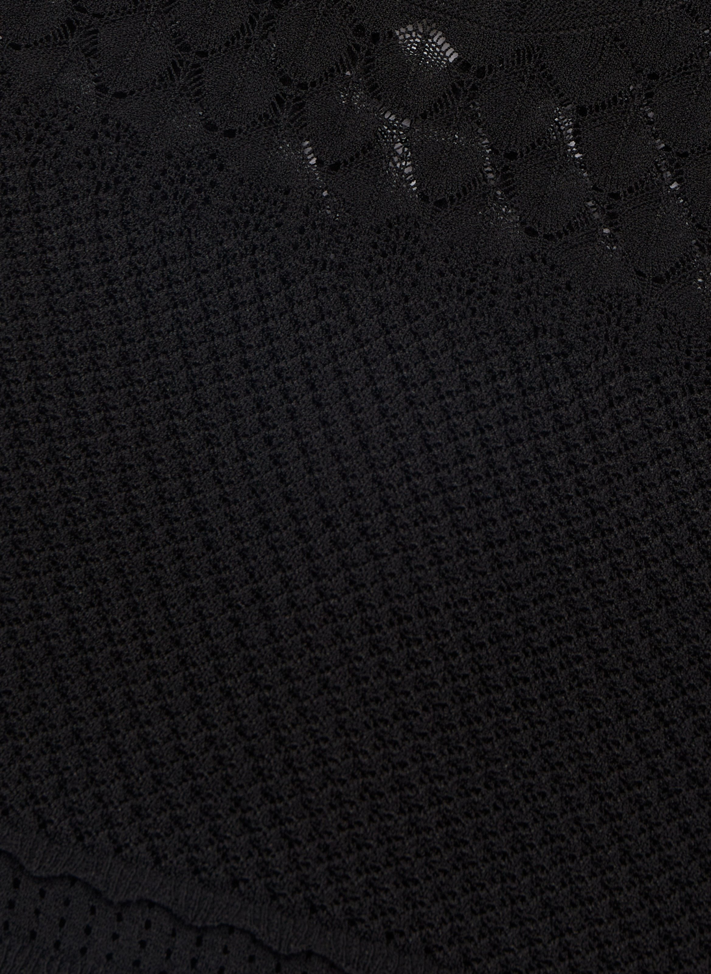 Top en maille ajouré THE KOOPLES Noir